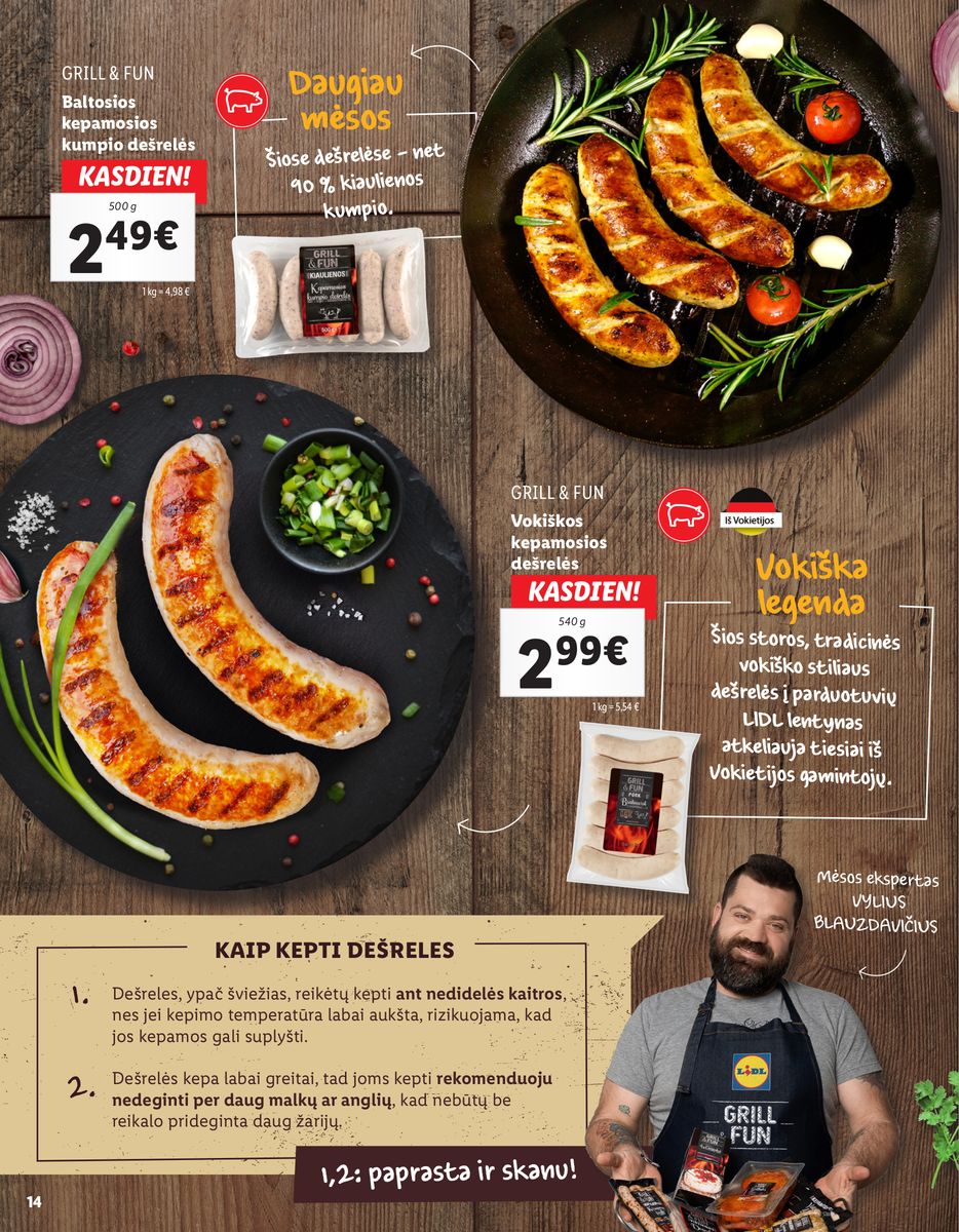 LIDL grilio katalogas "GRILIO ISTORIJOS 2022"