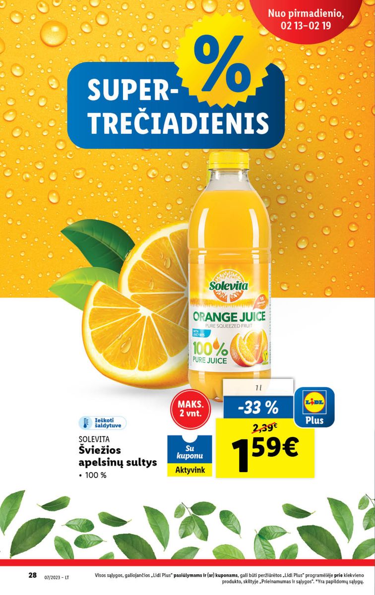 Naujausias LIDL kaininis katalogas 2023.02.13 - 2023.02.19 