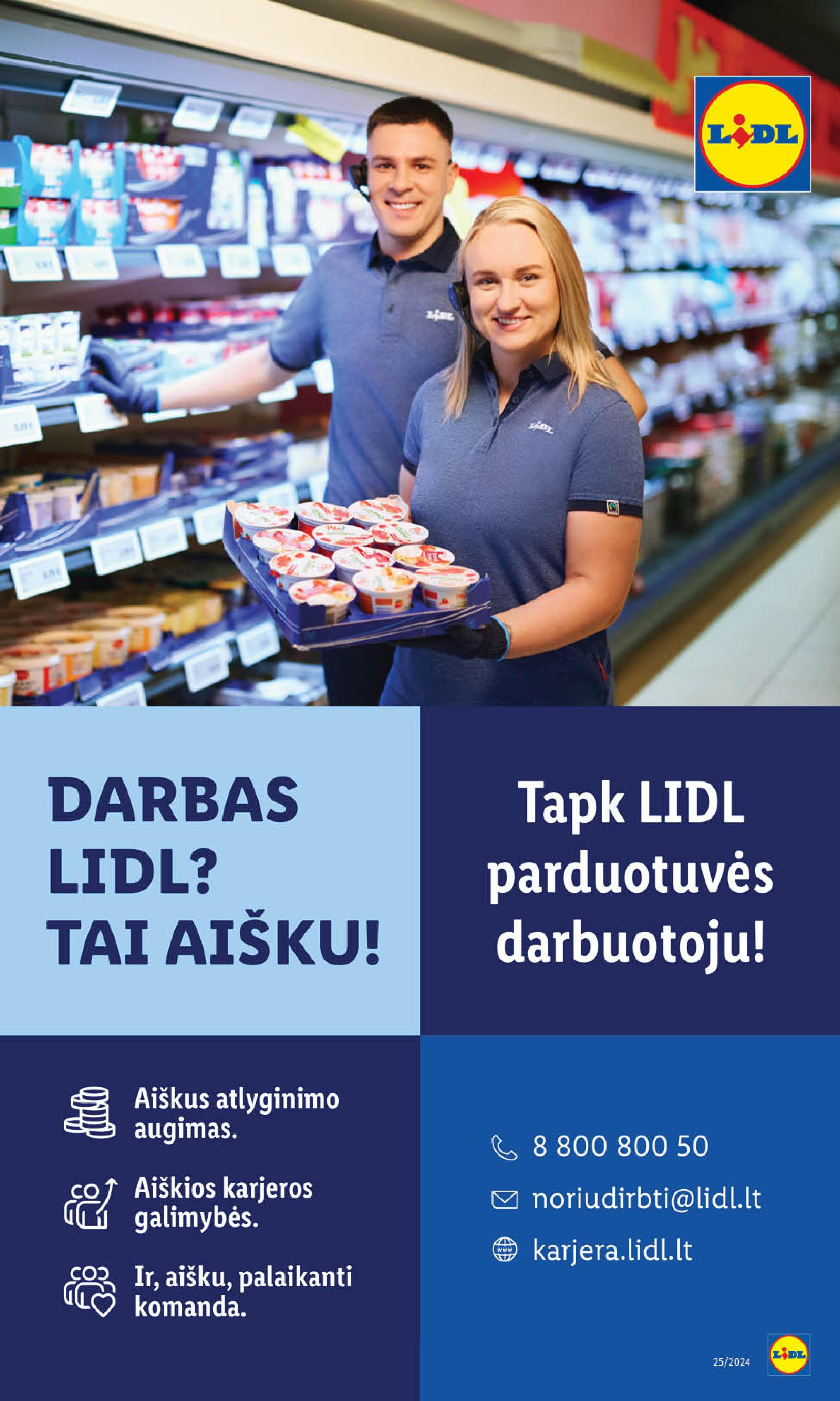 Naujausias LIDL kaininis katalogas 2024.06.17 - 2024.06.23