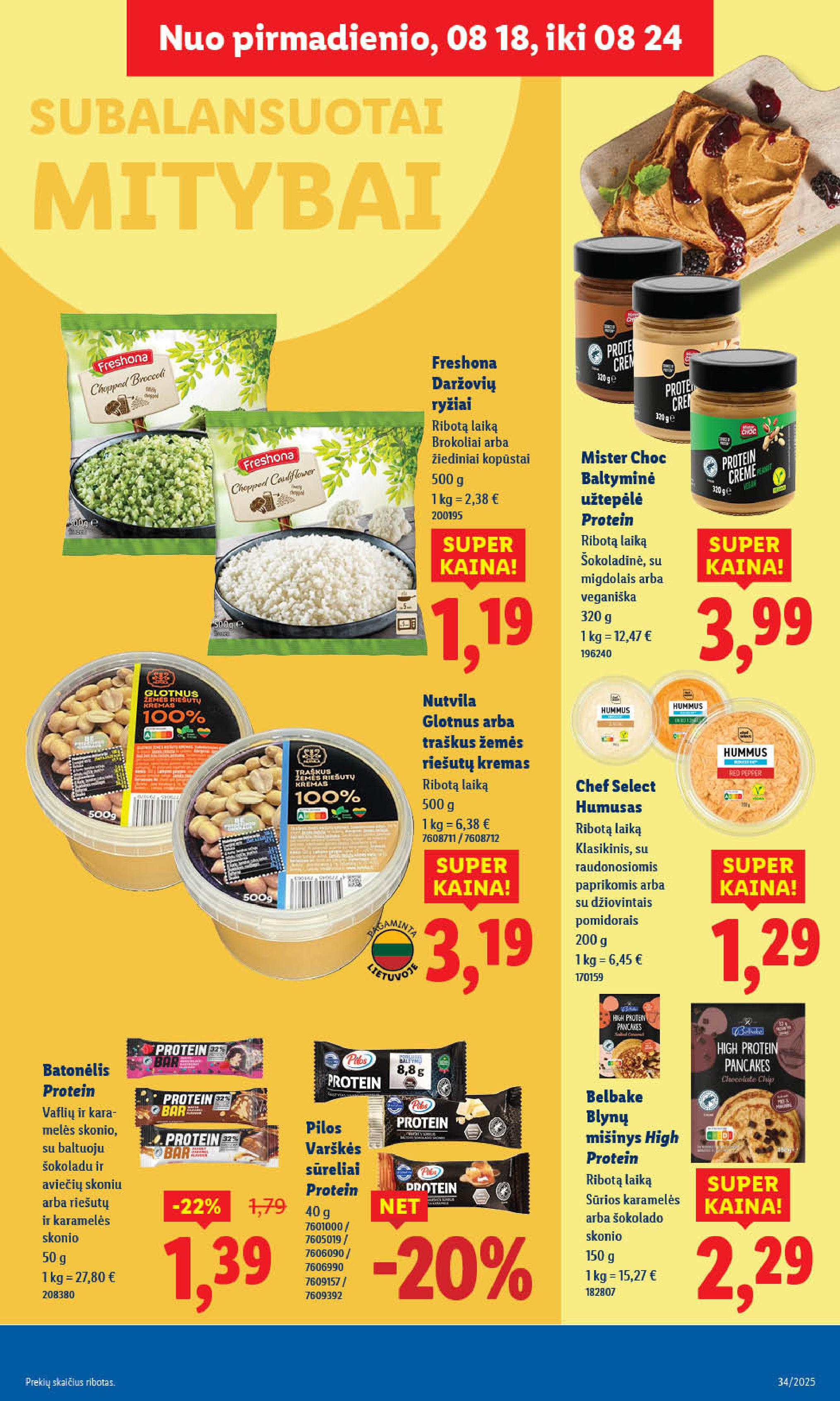 Naujausias LIDL kaininis katalogas 2025.08.18 - 2025.08.24