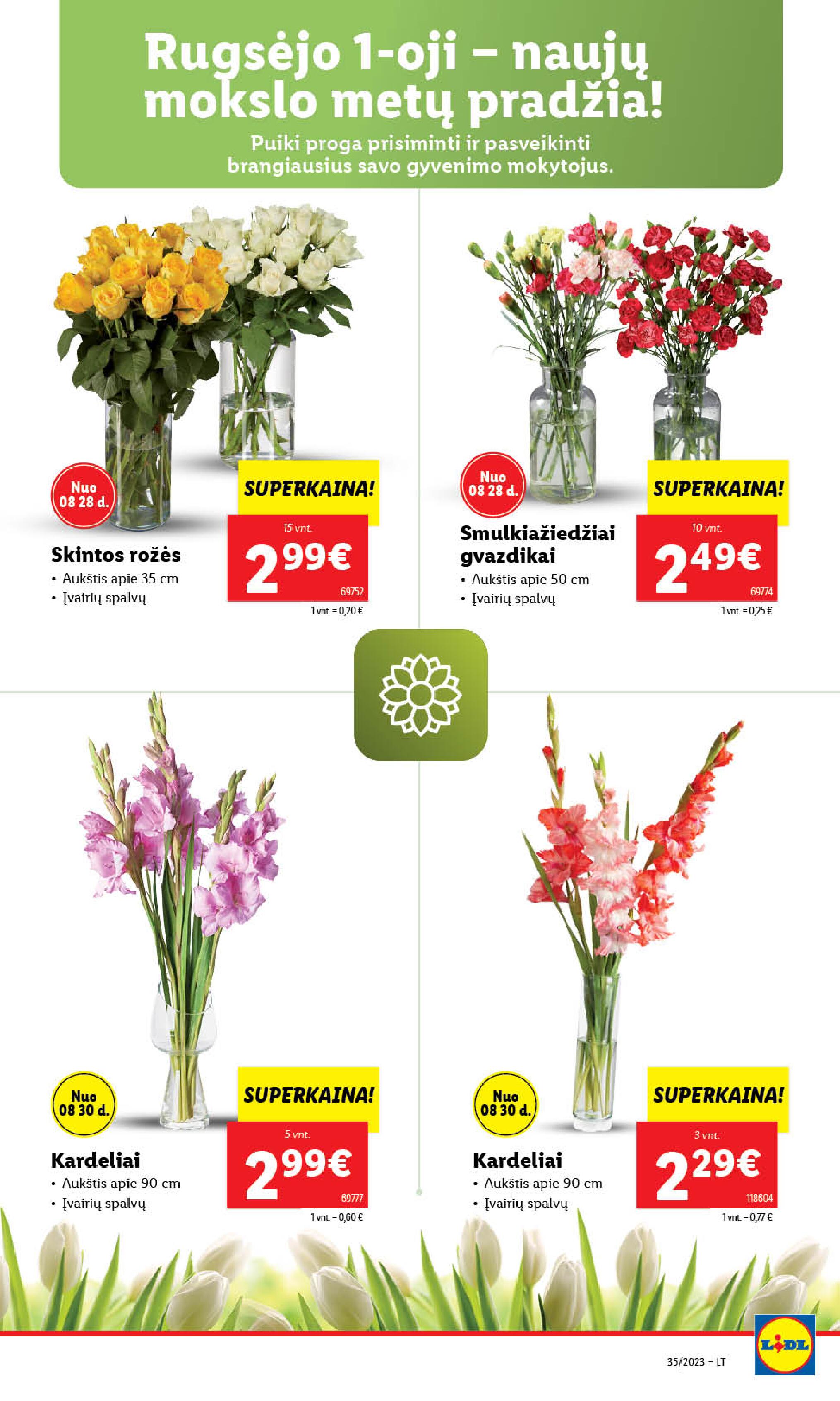 Naujausias LIDL kaininis katalogas 2023.08.28 - 2023.09.03