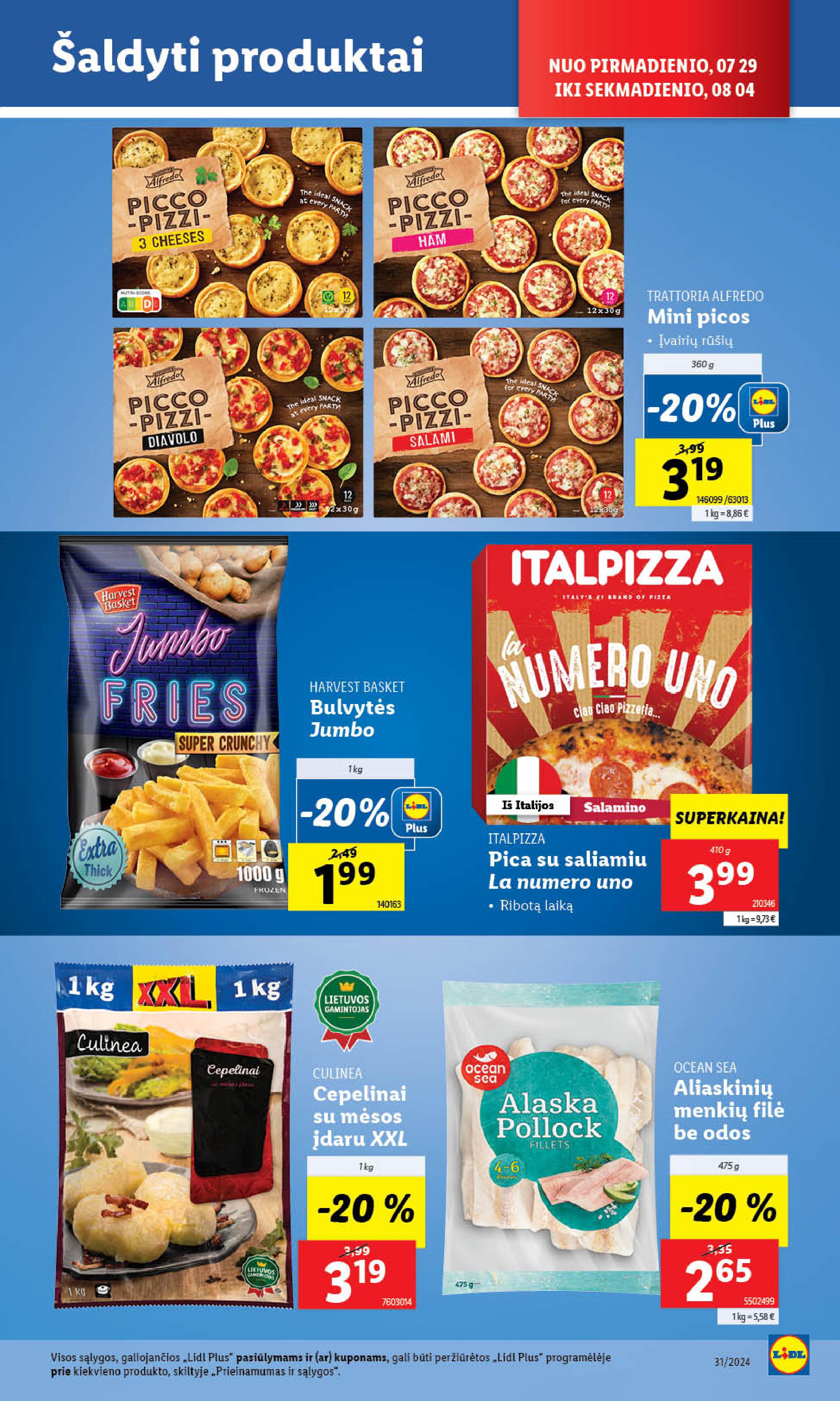 Naujausias LIDL kaininis katalogas 2024.07.29 - 2024.08.04