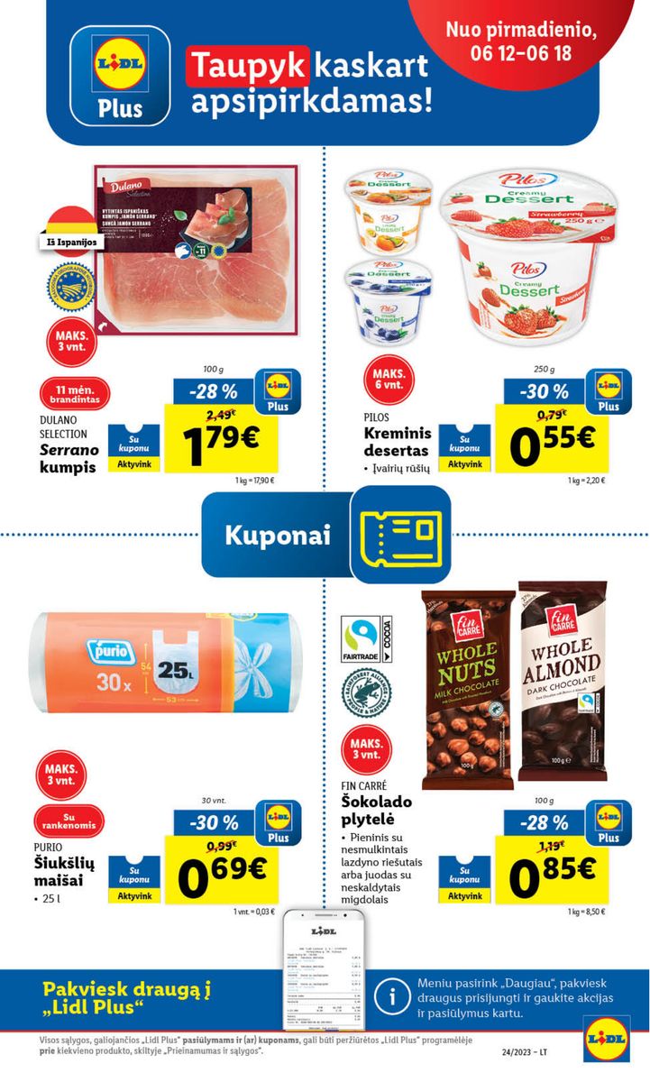 Naujausias LIDL kaininis katalogas 2023.06.12 - 2023.06.18
