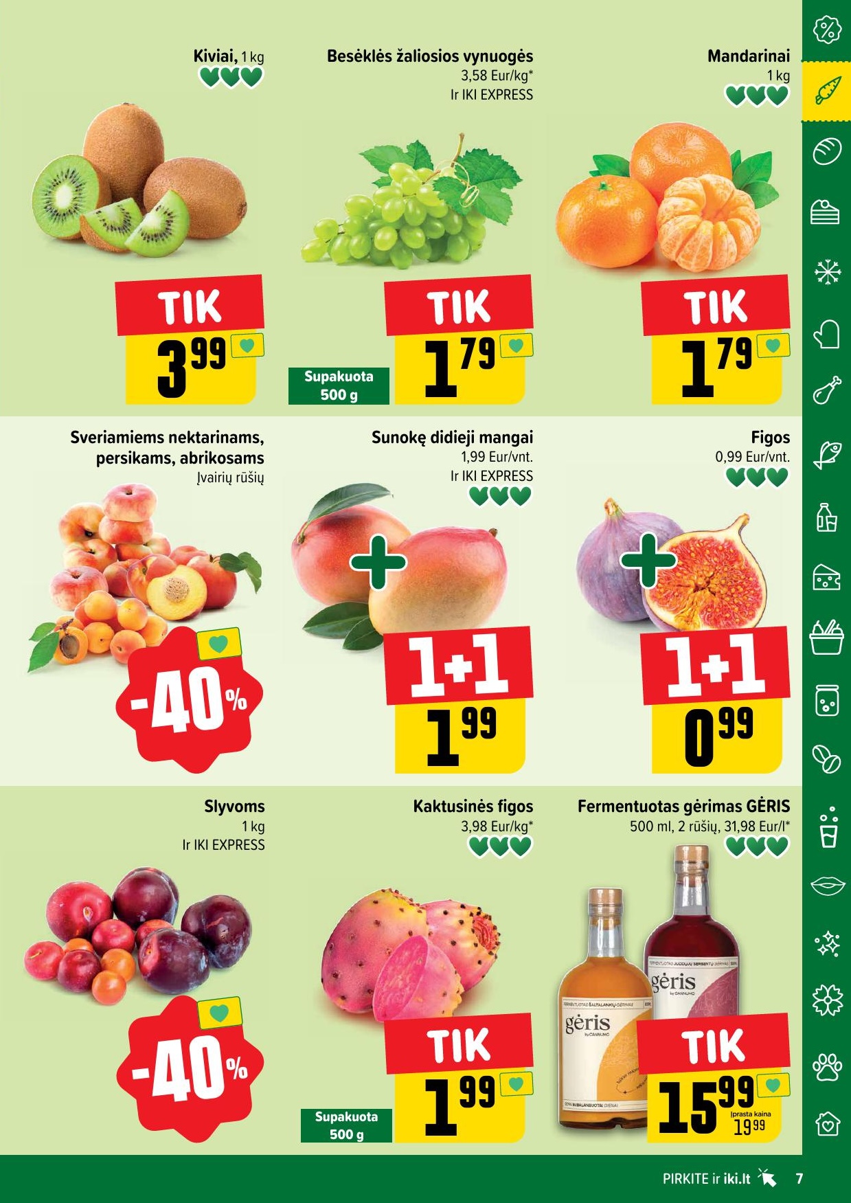 Naujausias IKI kaininis katalogas 2025.08.11 - 2025.08.17