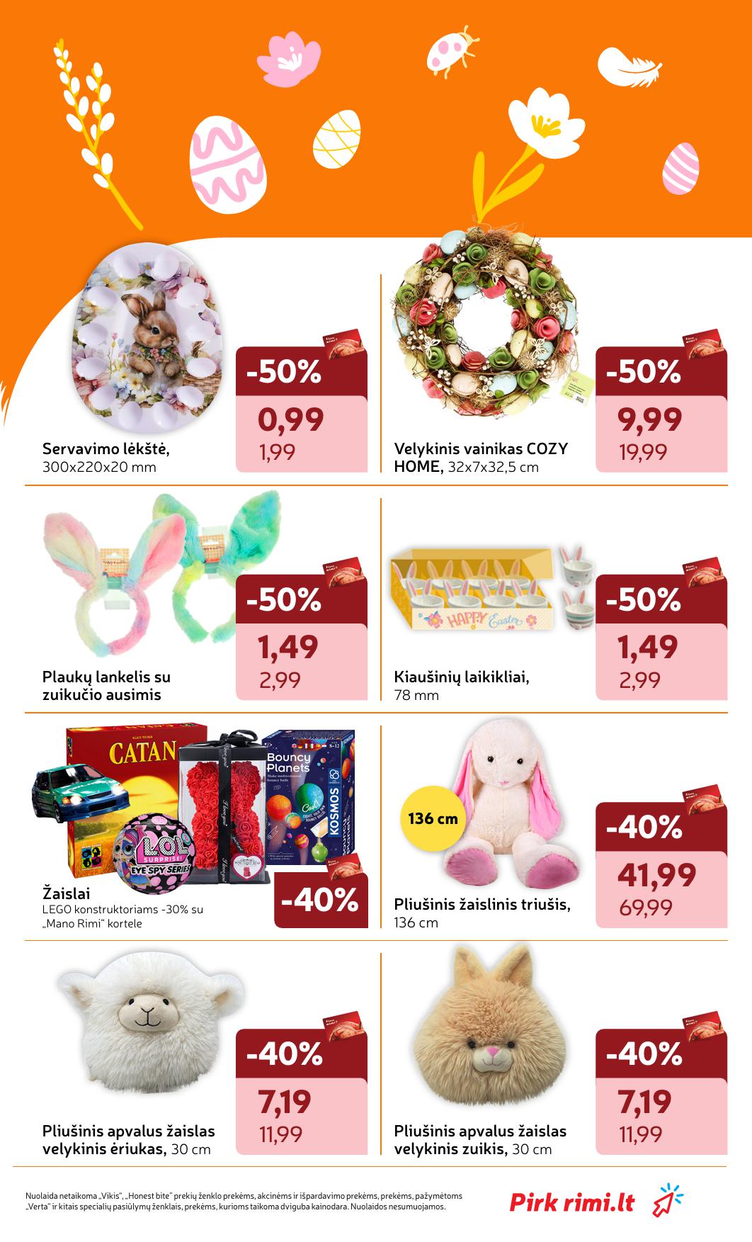 Naujausias RIMI kaininis katalogas 2026.03.31 - 2026.04.06