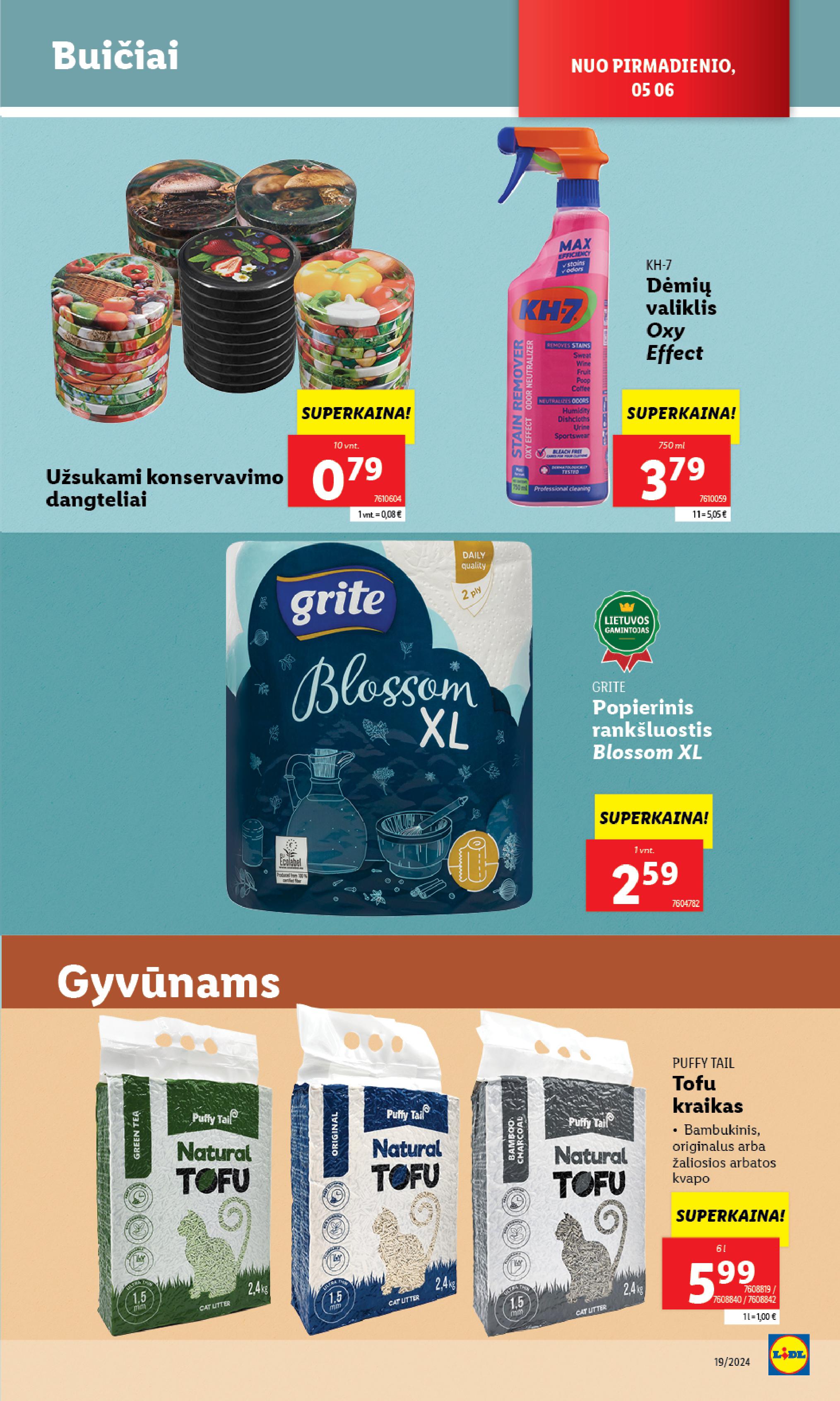 Naujausias LIDL kaininis katalogas 2024.05.06 - 2024.05.12