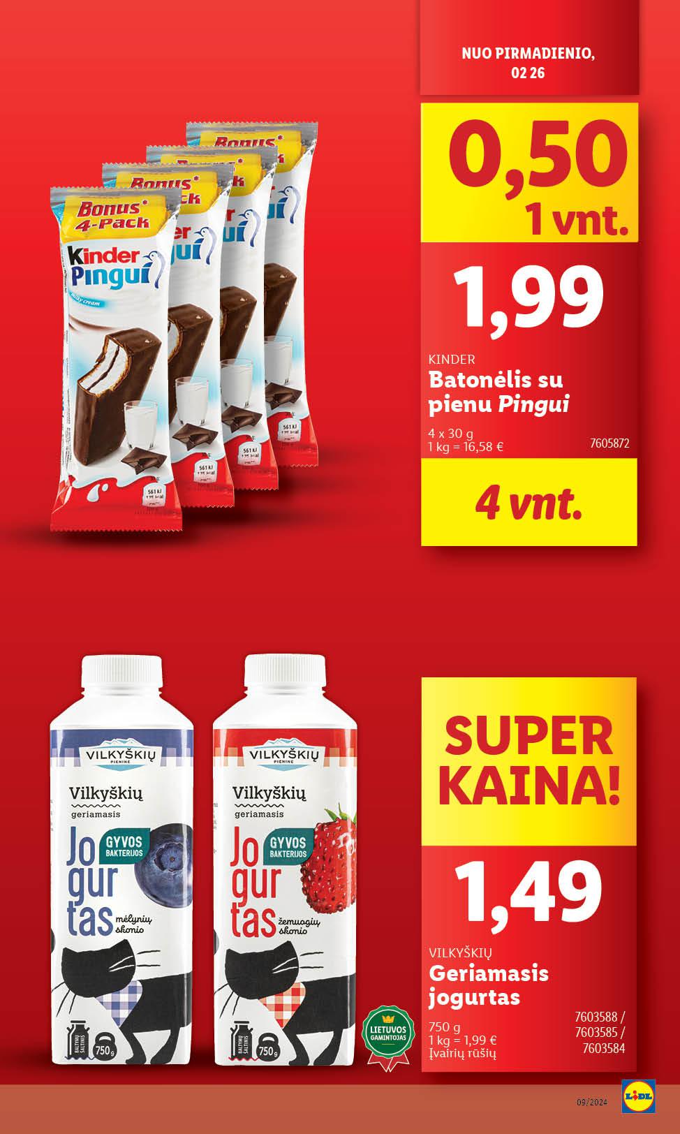 Naujausias LIDL kaininis katalogas 2024.02.26 - 2024.03.03