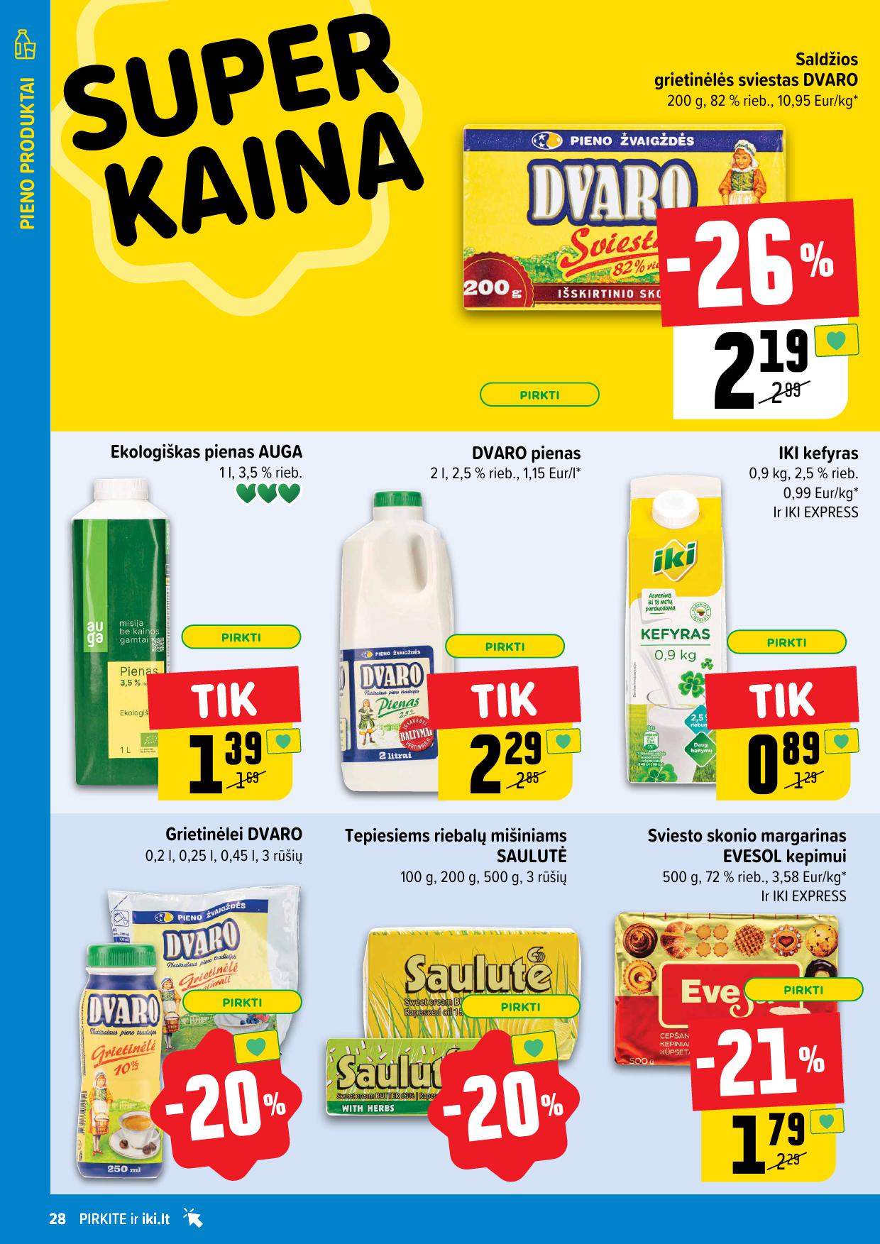 Naujausias IKI kaininis katalogas 2024.10.14 - 2024.10.20