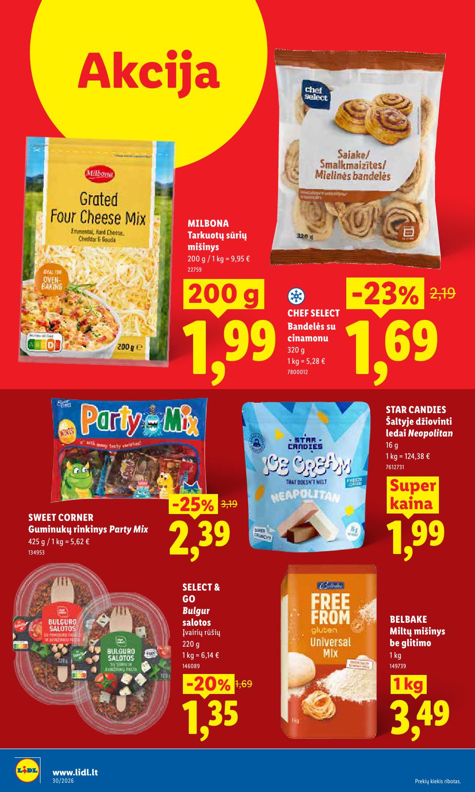 Naujausias LIDL kaininis katalogas 2026.07.20 - 2026.07.26