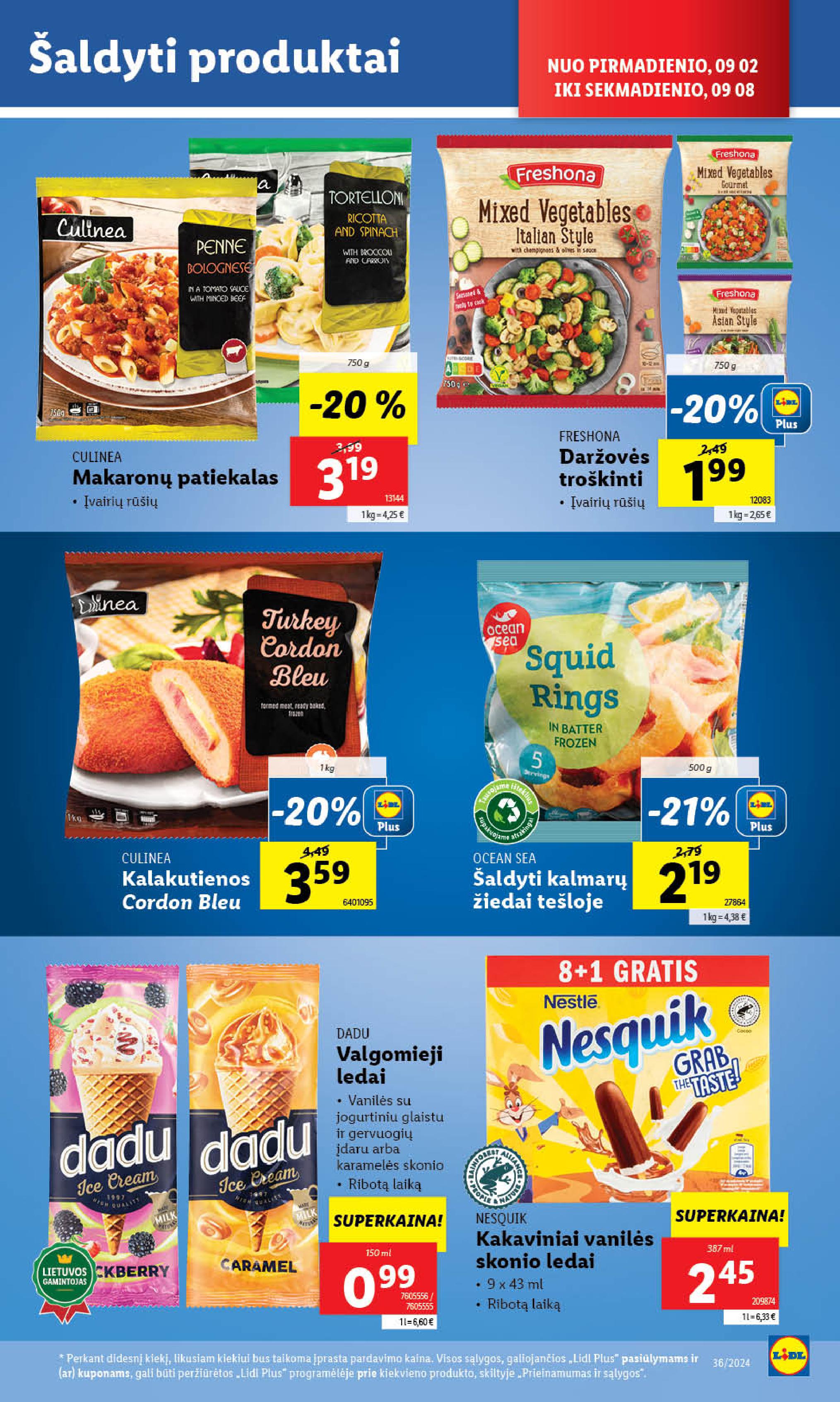 Naujausias LIDL kaininis katalogas 2024.09.02 - 2024.09.08