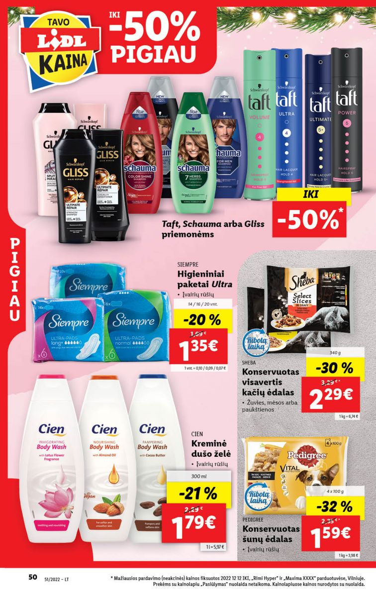 Naujausias LIDL kaininis katalogas 2022.12.19 - 2022.12.25