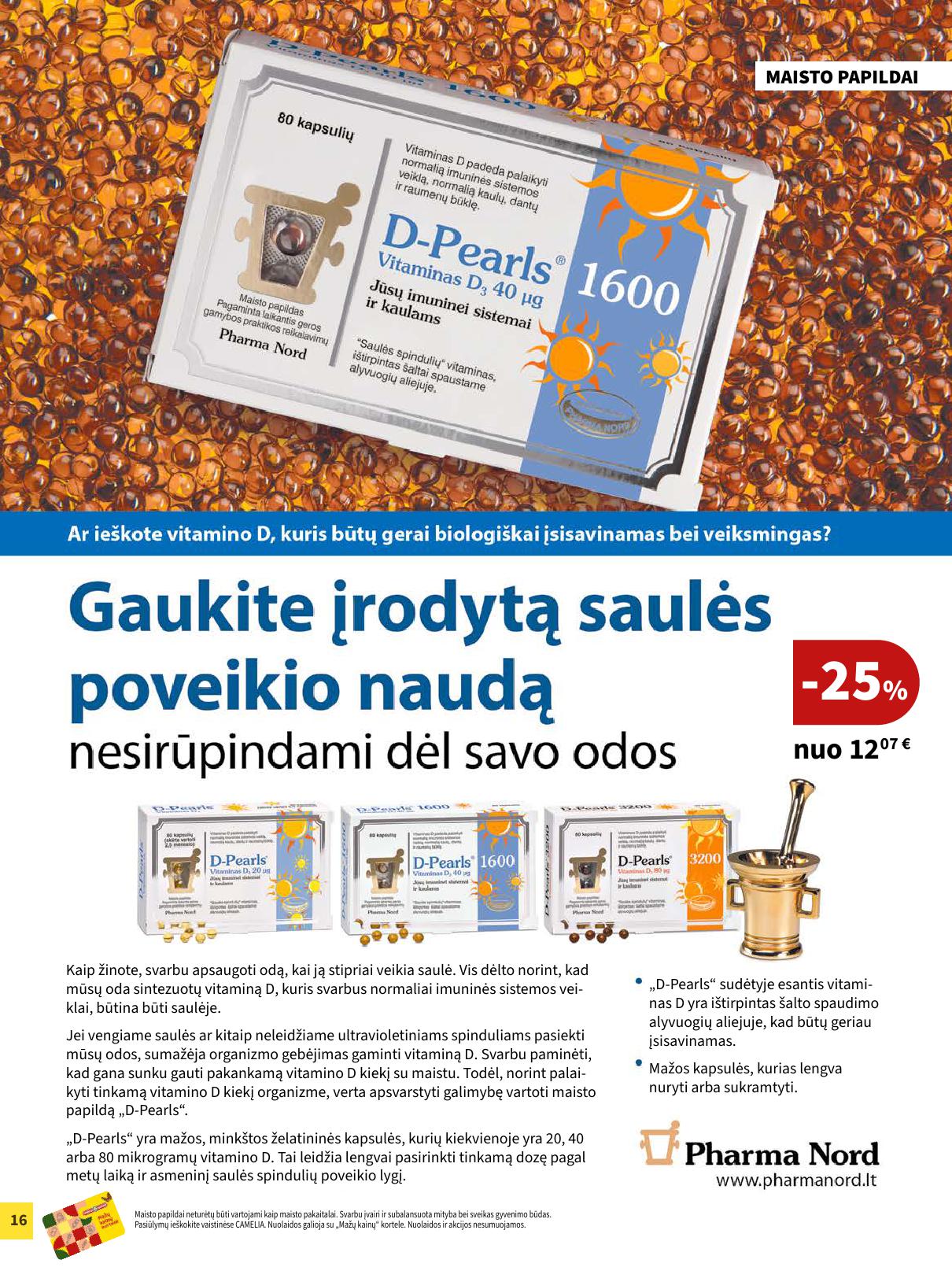 Naujas CAMELIA leidinys nuo 2026.09.01 iki 2026.09.30