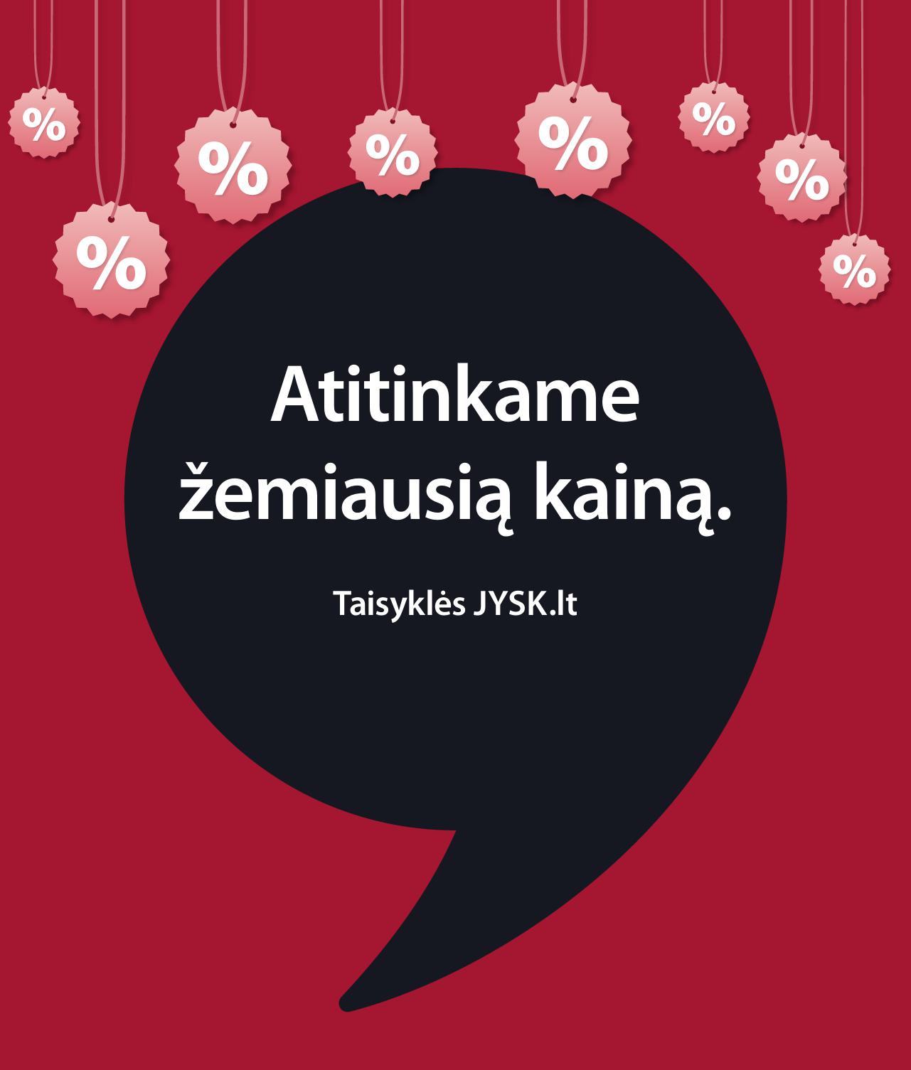 JYSK akcijų ir nuolaidų leidinys galioja 2025.07.01 - 2025.07.14