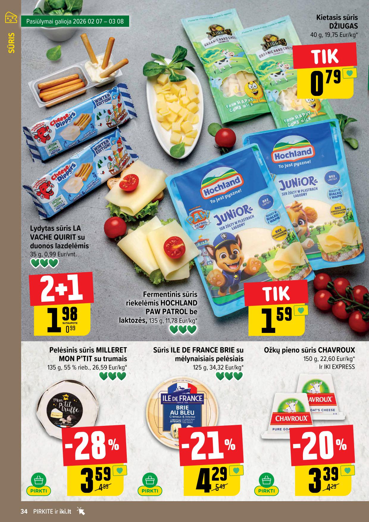 Naujausias IKI kaininis katalogas 2026.02.09 - 2026.02.15