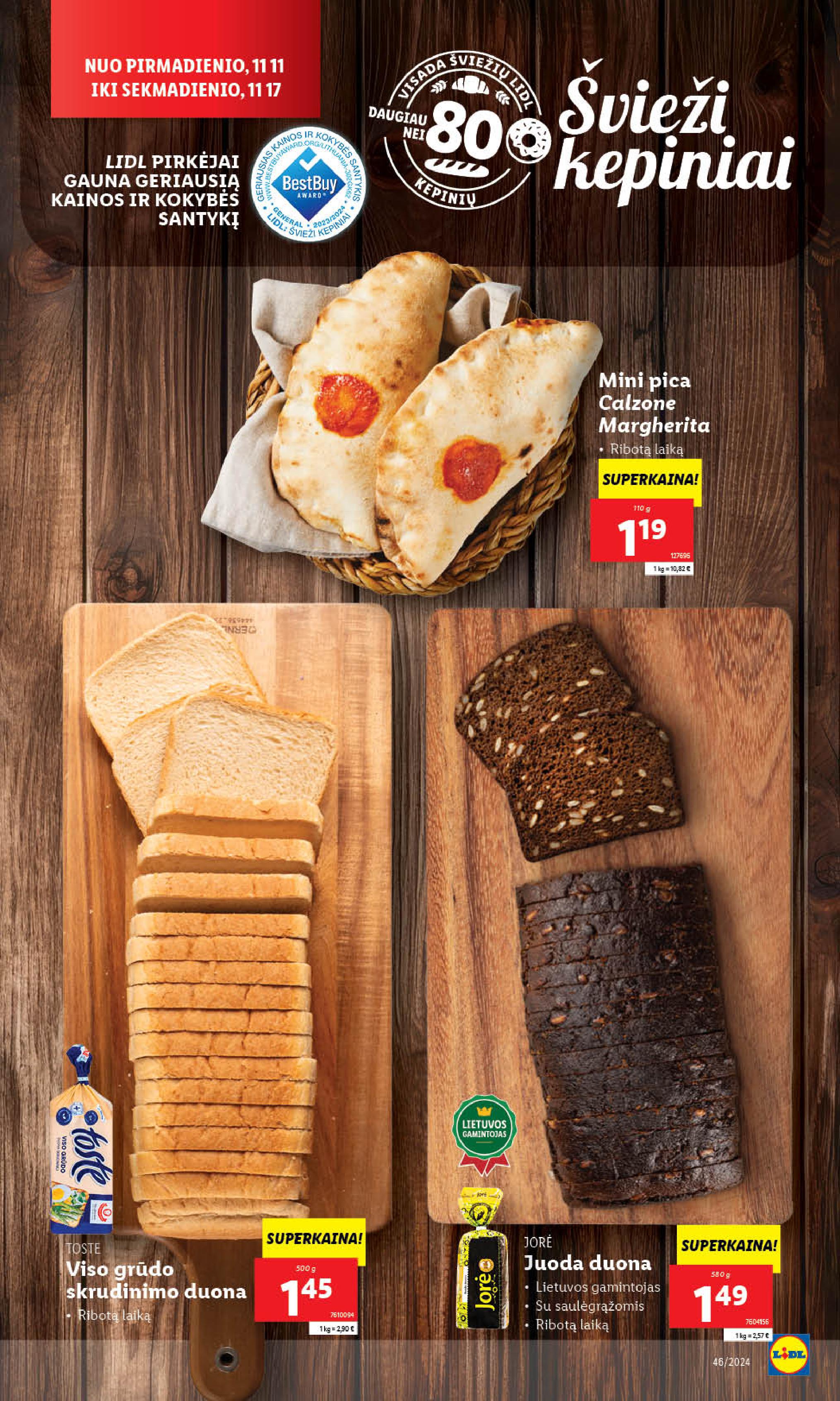 Naujausias LIDL kaininis katalogas 2024.11.11 - 2024.11.17