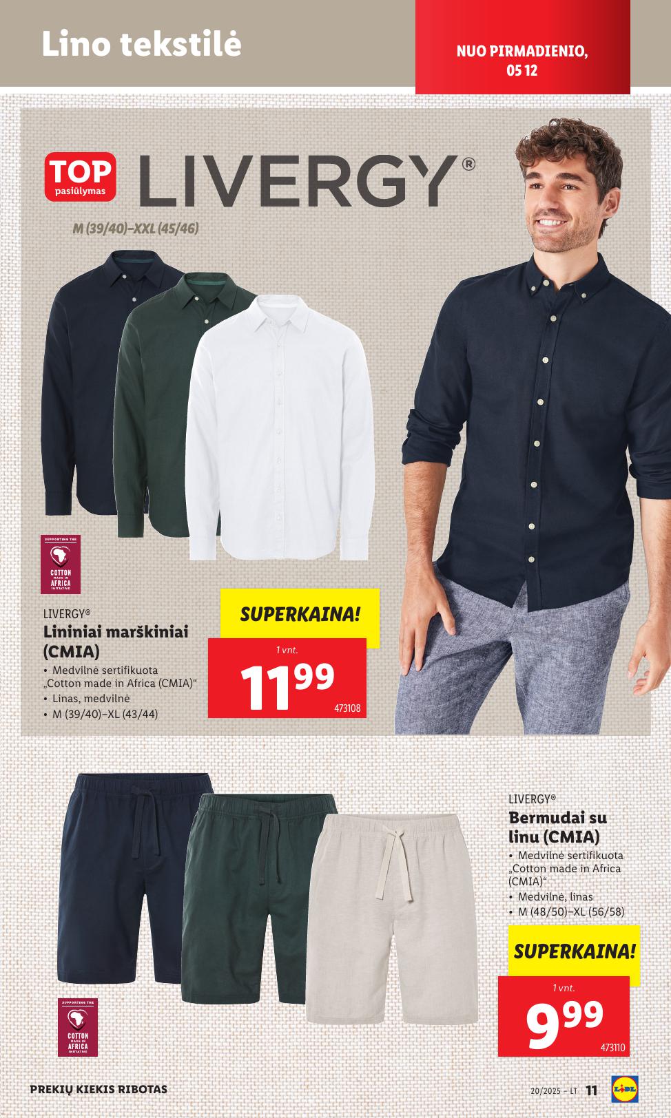 LIDL ne maisto prekių leidinys 2025.05.12 - 2025.05.18