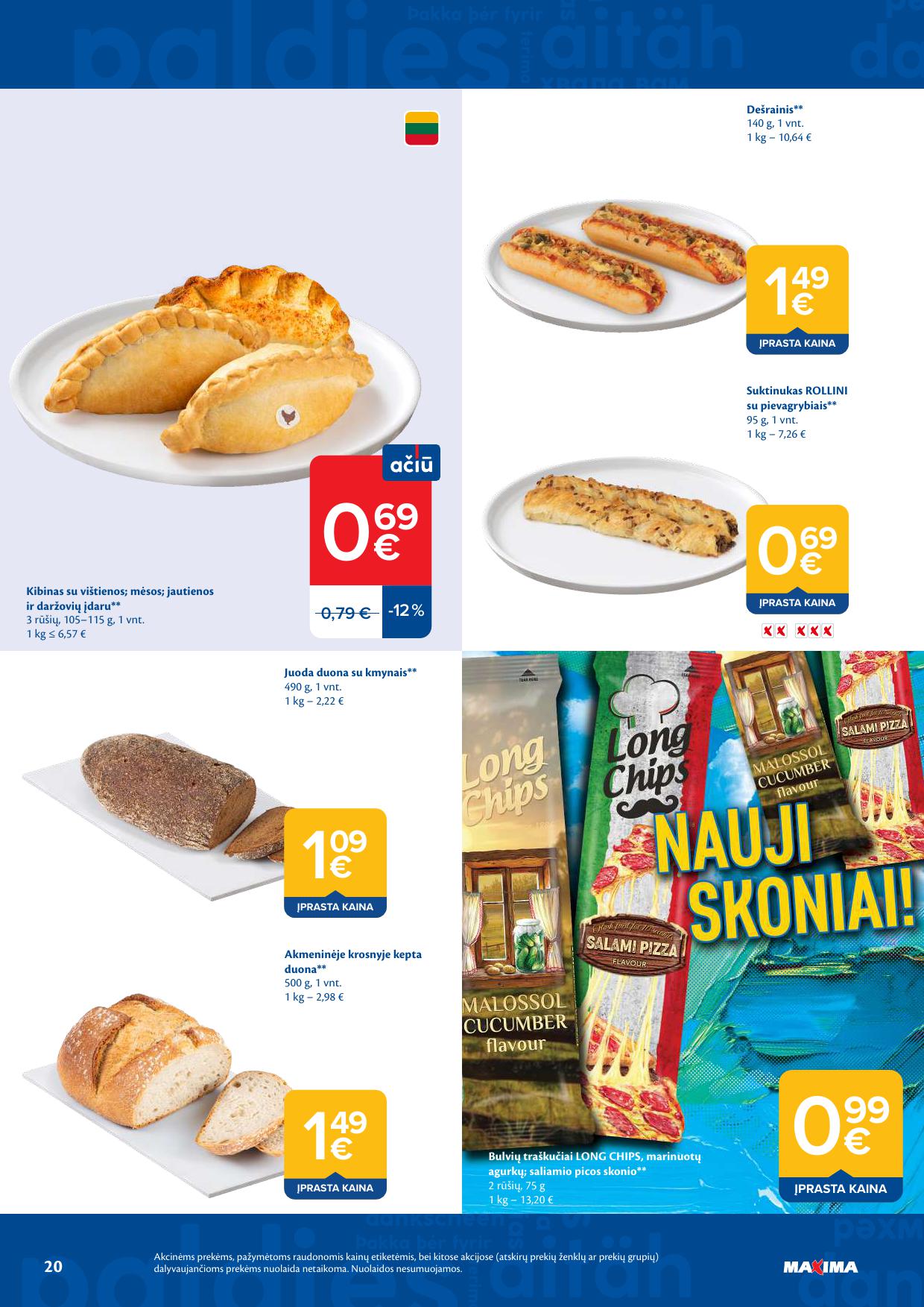 MAXIMA akcijų ir nuolaidų leidinys Nr.43 2026.10.20 - 2026.10.26