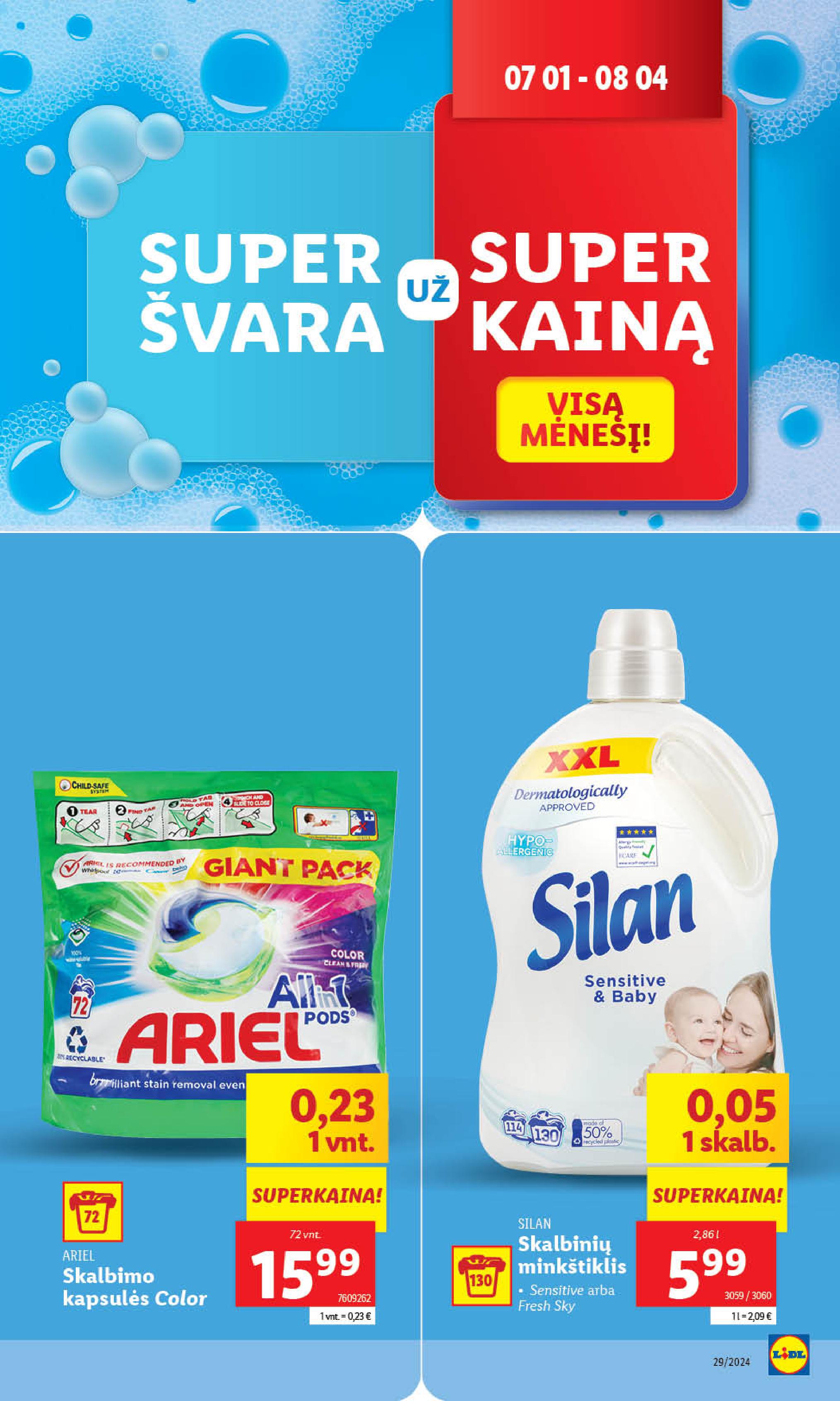 Naujausias LIDL kaininis katalogas 2024.07.15 - 2024.07.21