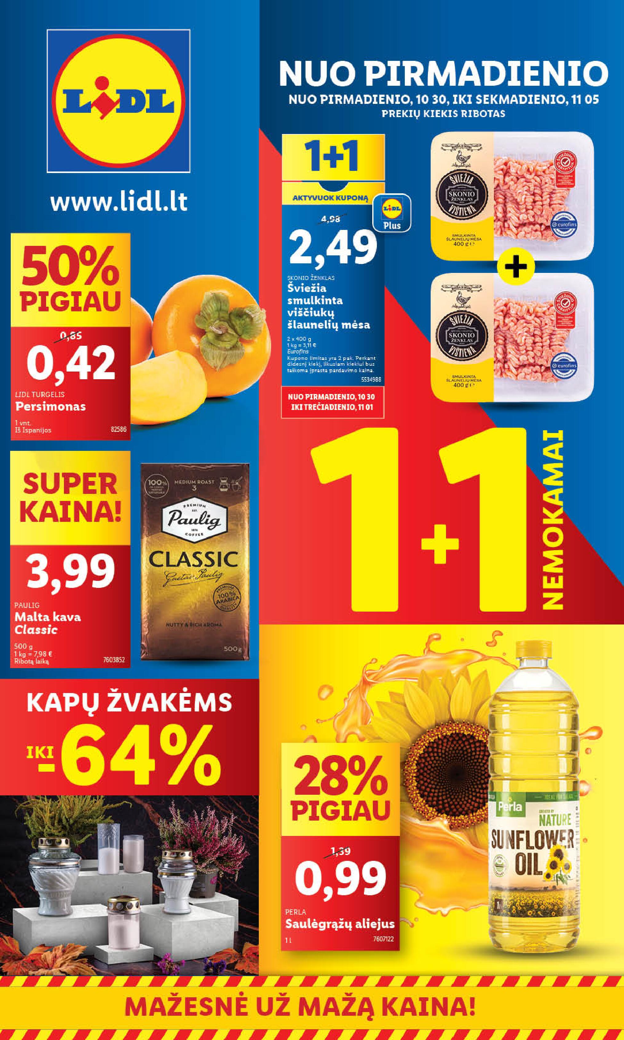 Naujausias LIDL kaininis katalogas 2023.10.30 - 2023.11.05