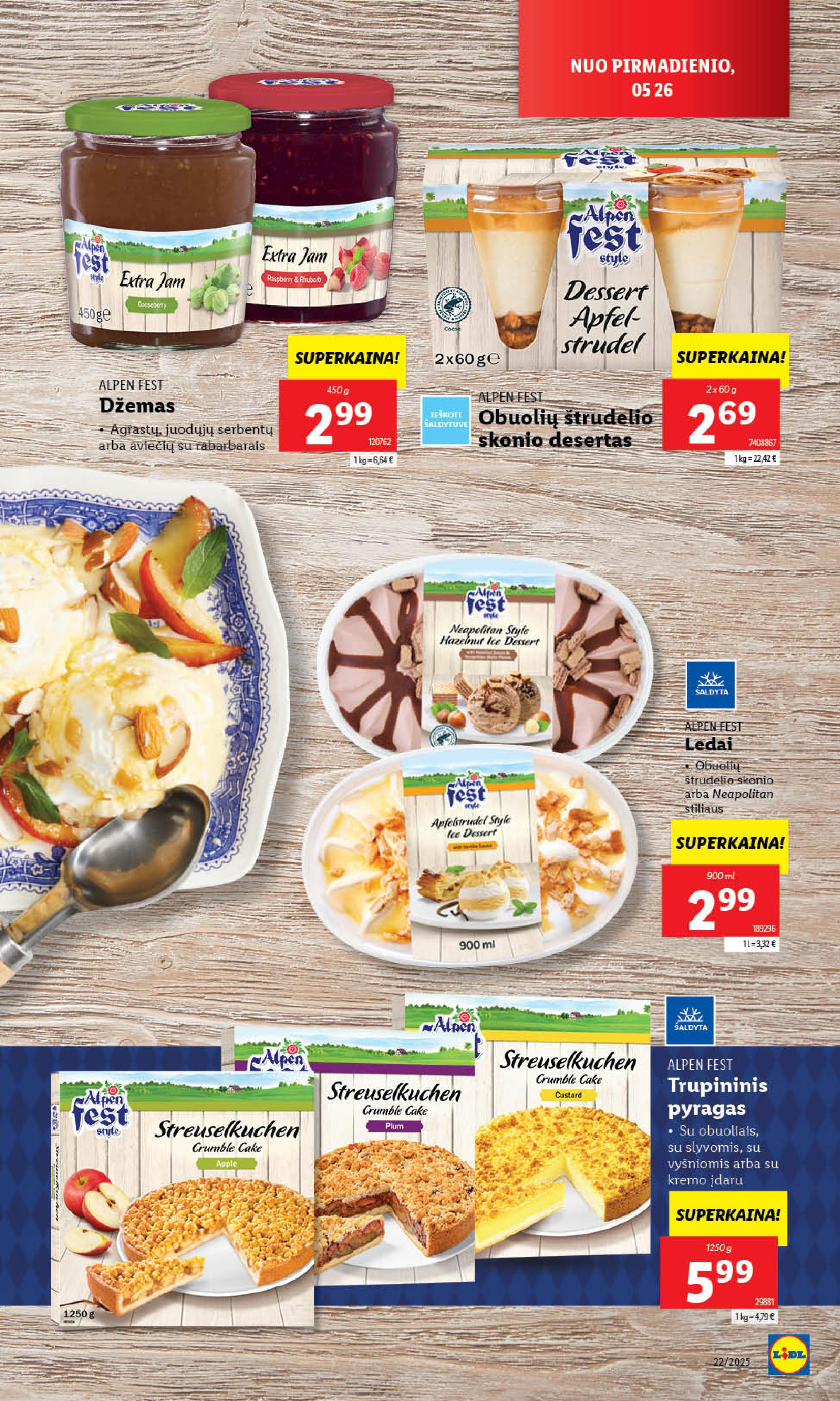 Naujausias LIDL kaininis katalogas 2025.05.26 - 2025.06.01