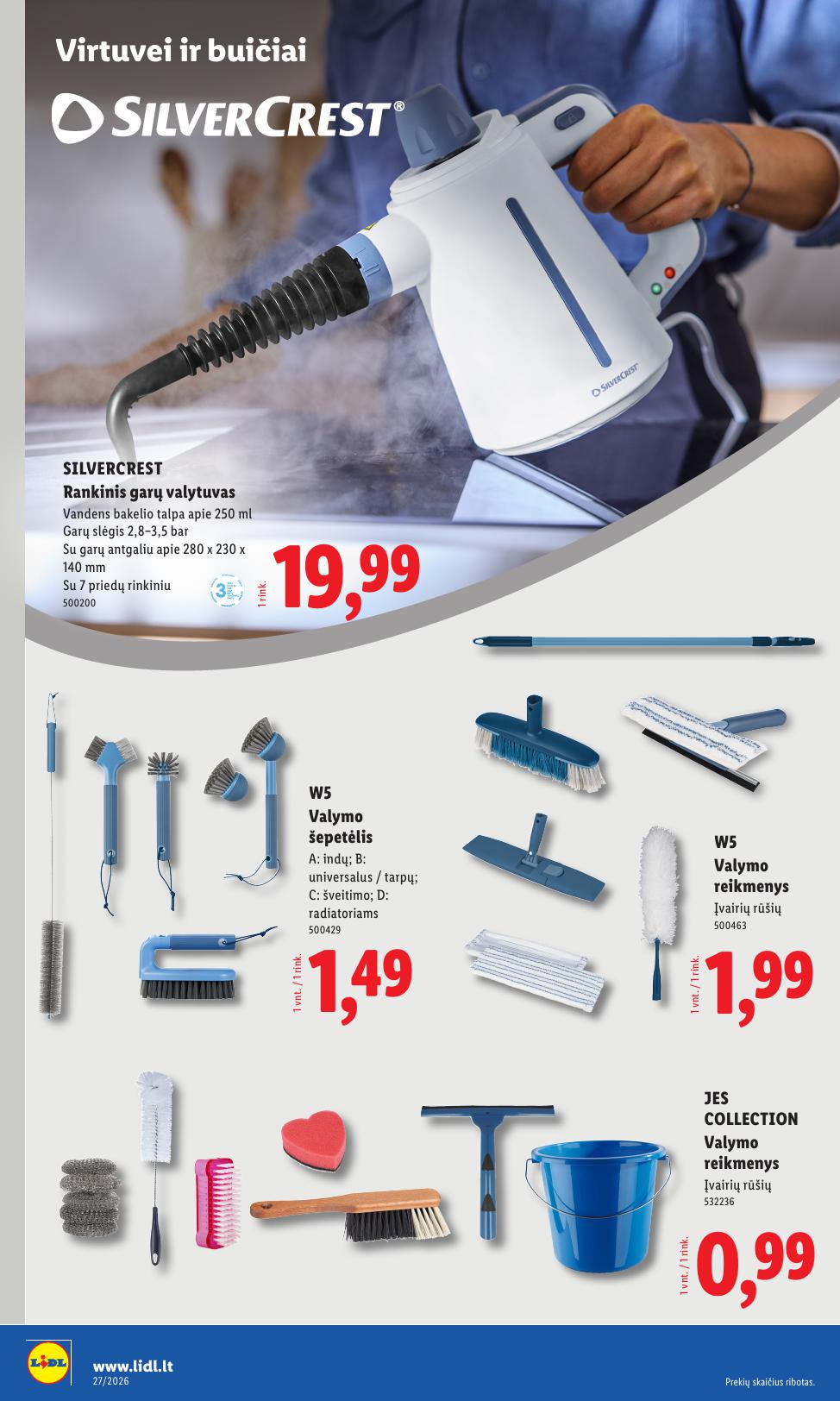 LIDL ne maisto prekių leidinys 2026.06.29 - 2026.07.05