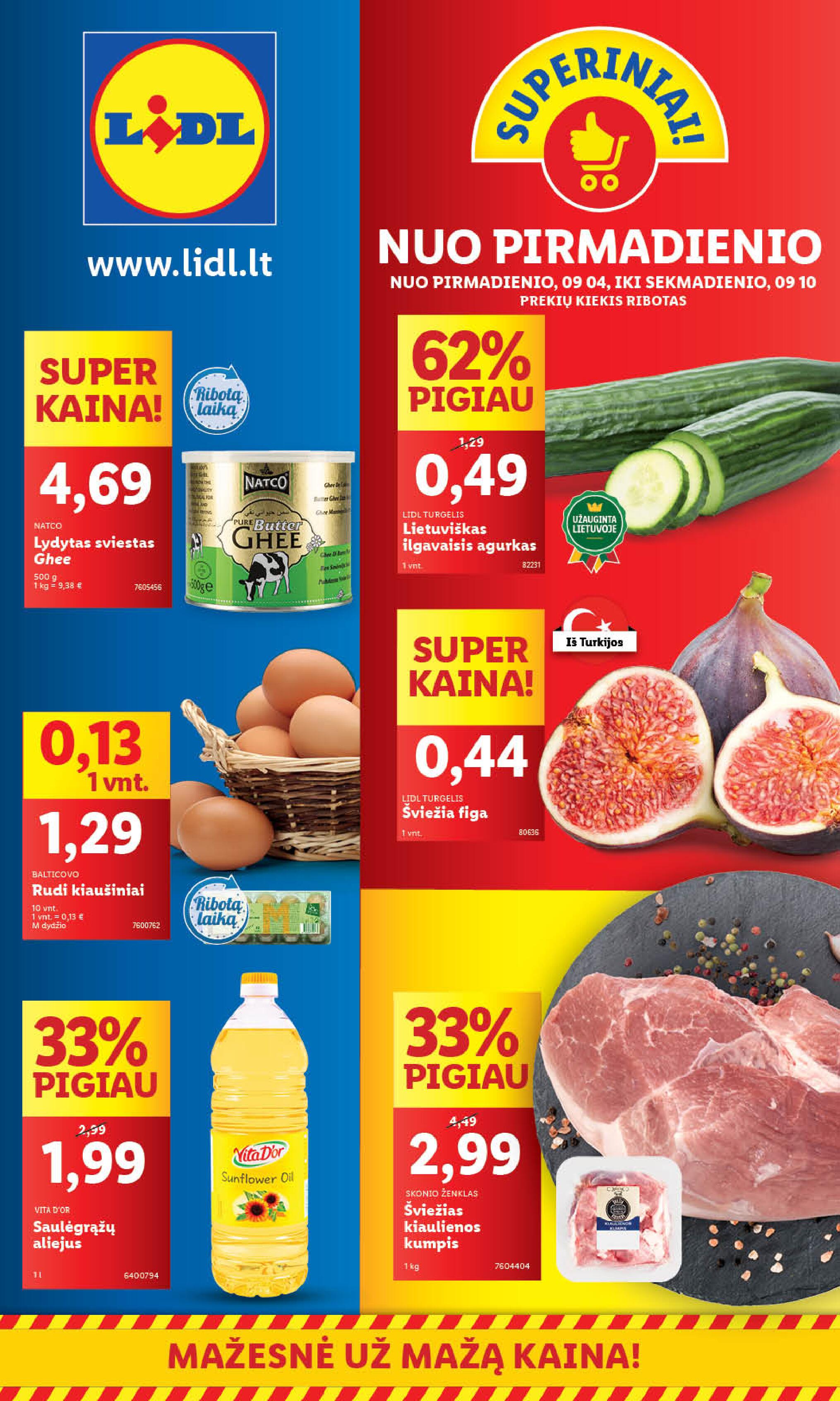 Naujausias LIDL kaininis katalogas 2023.09.04 - 2023.09.10