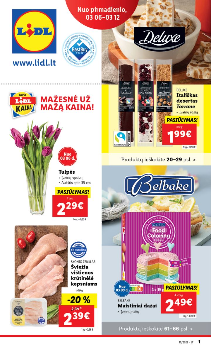 Naujausias LIDL kaininis katalogas 2023.03.06 - 2023.03.12