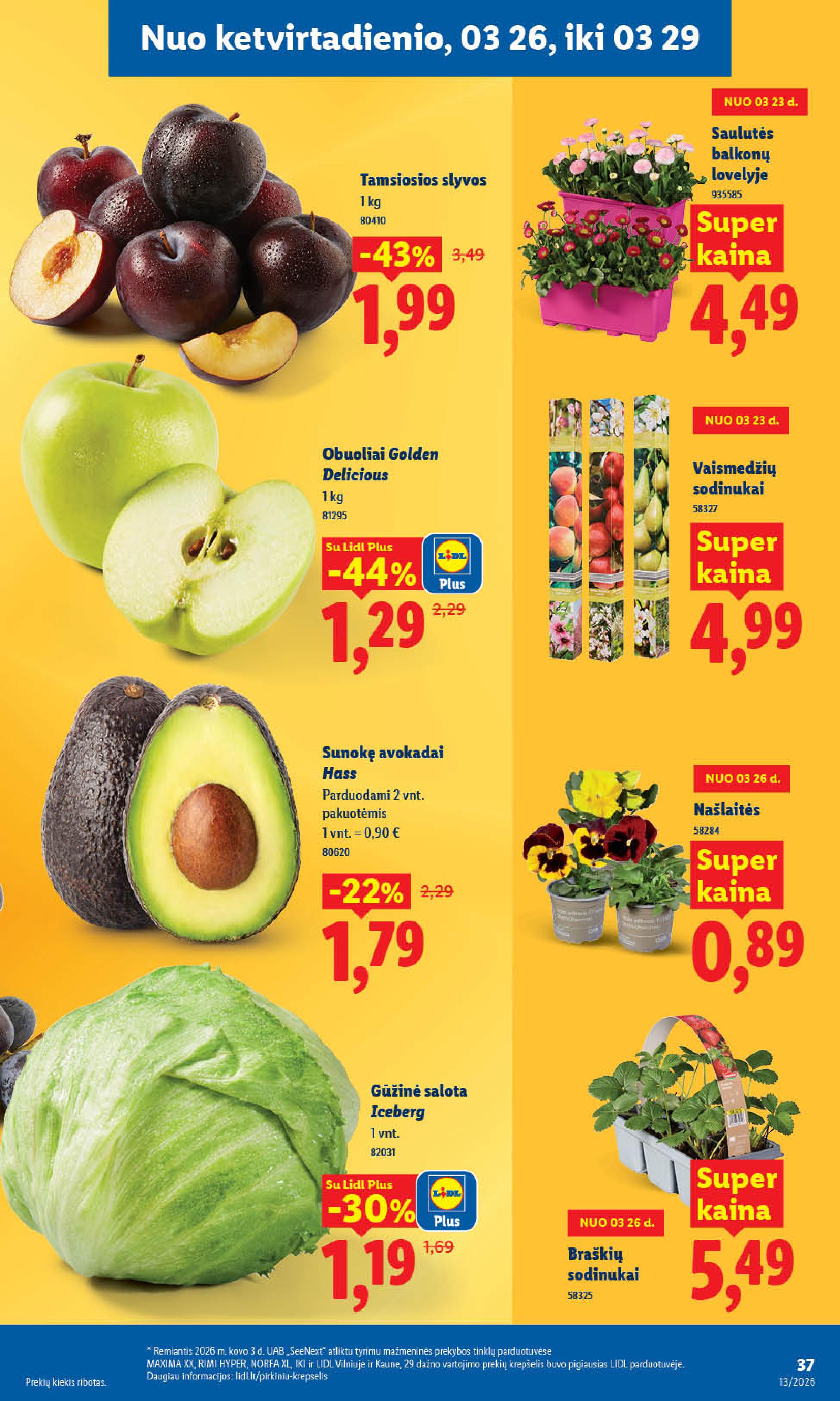 Naujausias LIDL kaininis katalogas 2026.03.23 - 2026.03.29