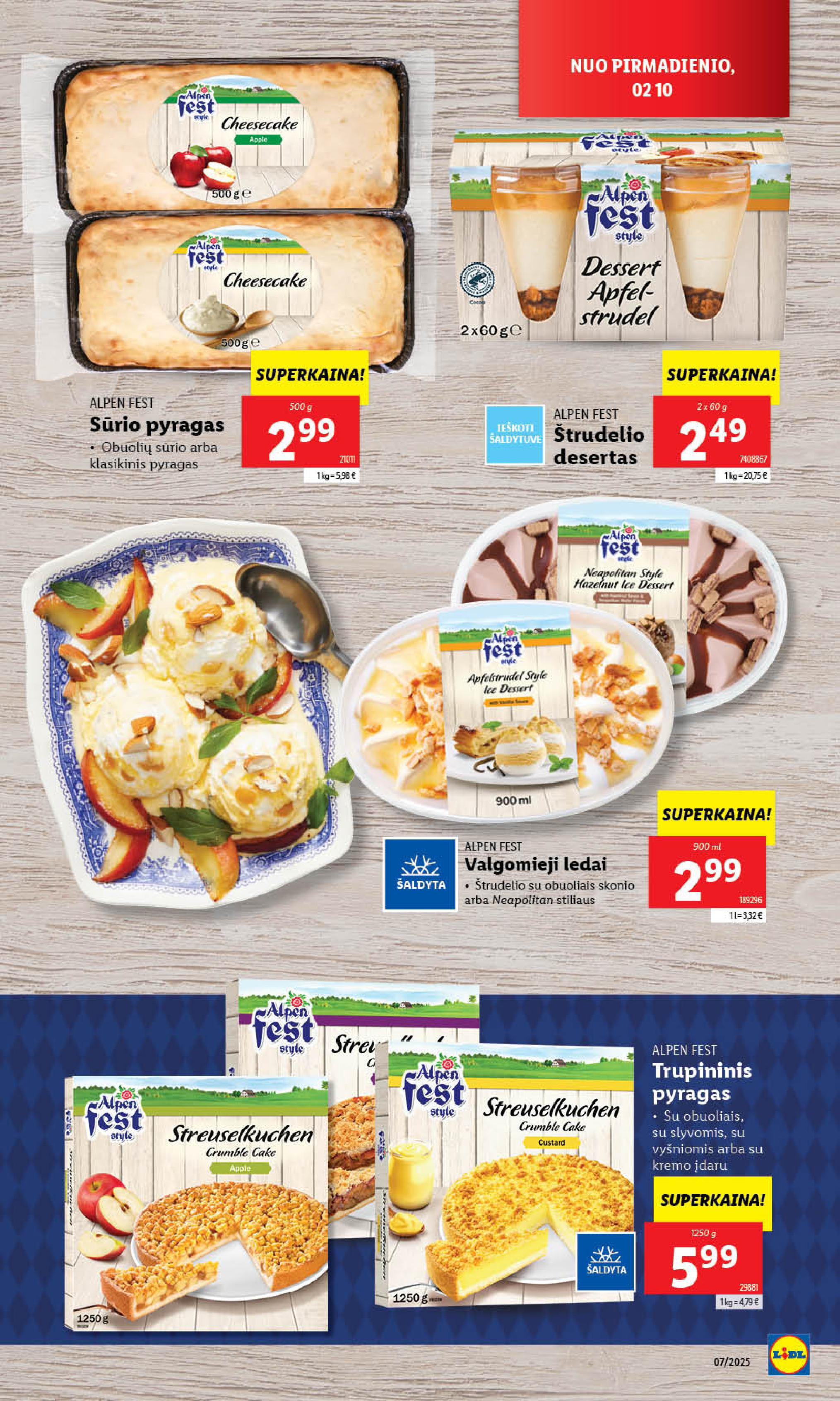 Naujausias LIDL kaininis katalogas 2025.02.10 - 2025.02.16