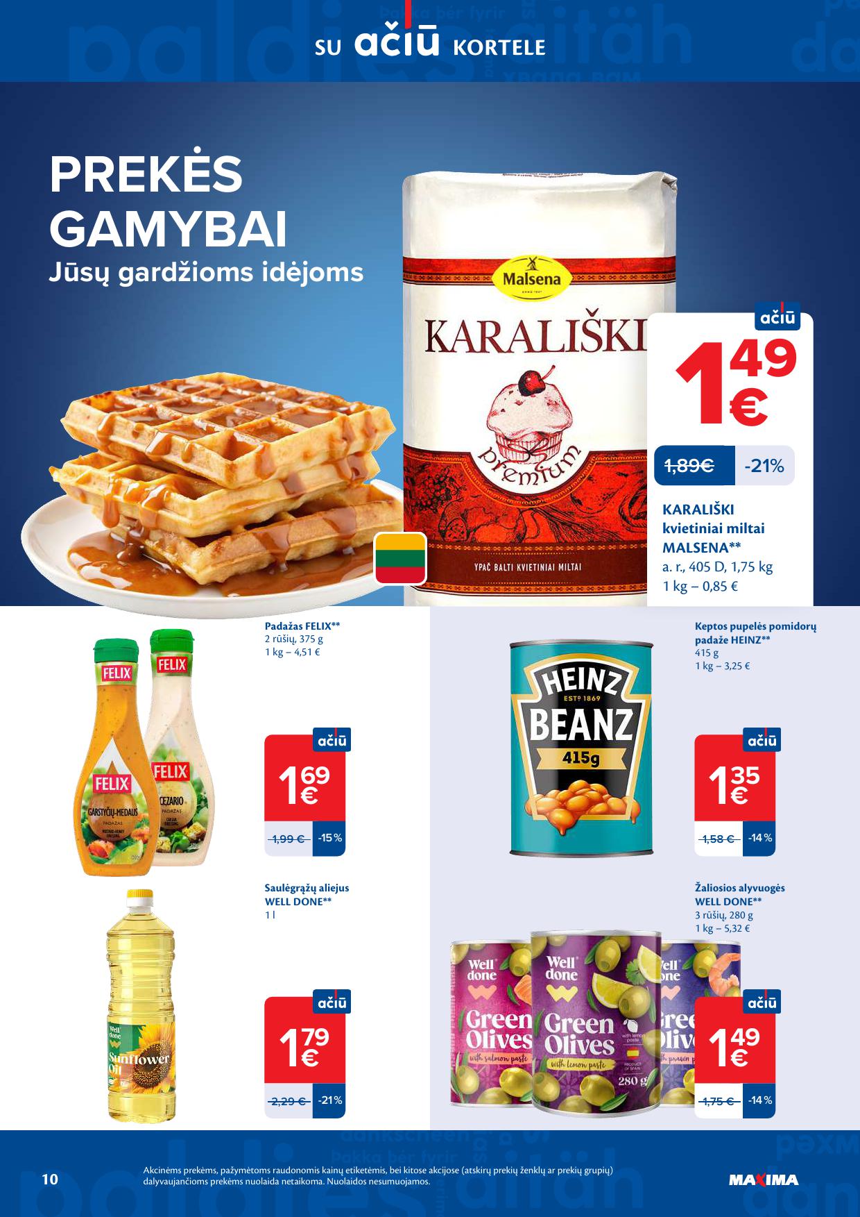 Naujausias MAXIMA kaininis katalogas 2026.03.10 - 2026.03.16