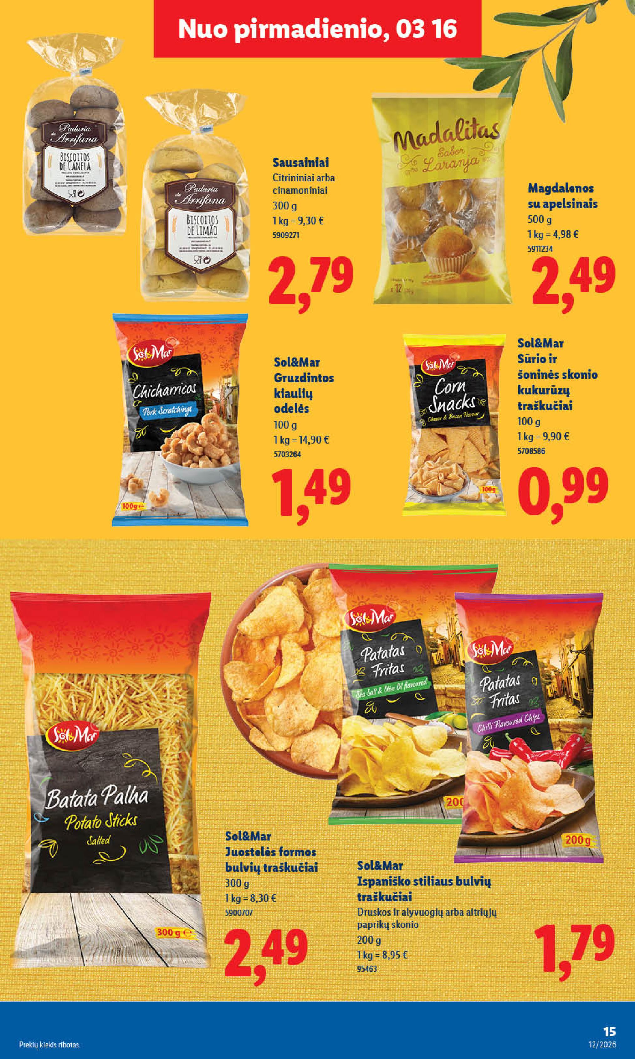 Naujausias LIDL kaininis katalogas 2026.03.16 - 2026.03.22