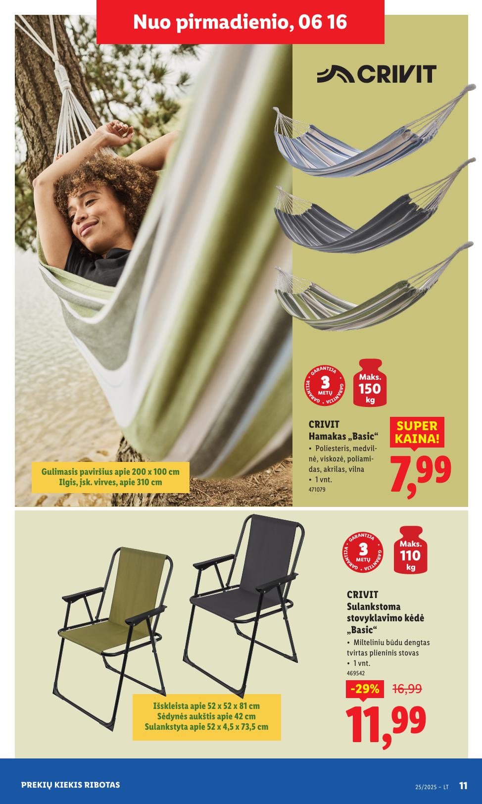 LIDL ne maisto prekių leidinys 2025.06.16 - 2025.06.22
