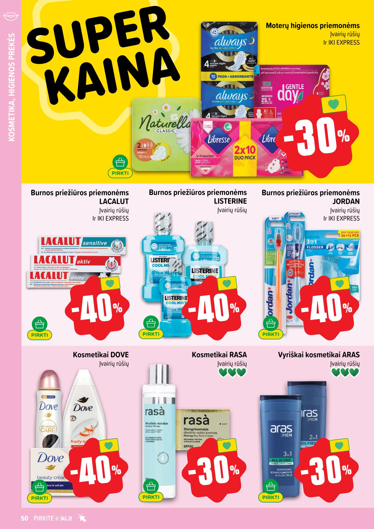 Naujausias IKI kaininis katalogas 2025.08.04 - 2025.08.10