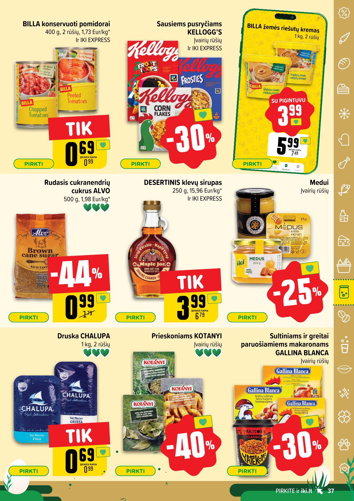 IKI SAVAITĖLĖ akcijų ir nuolaidų leidinys Nr.15 2025.04.07 - 2025.04.13
