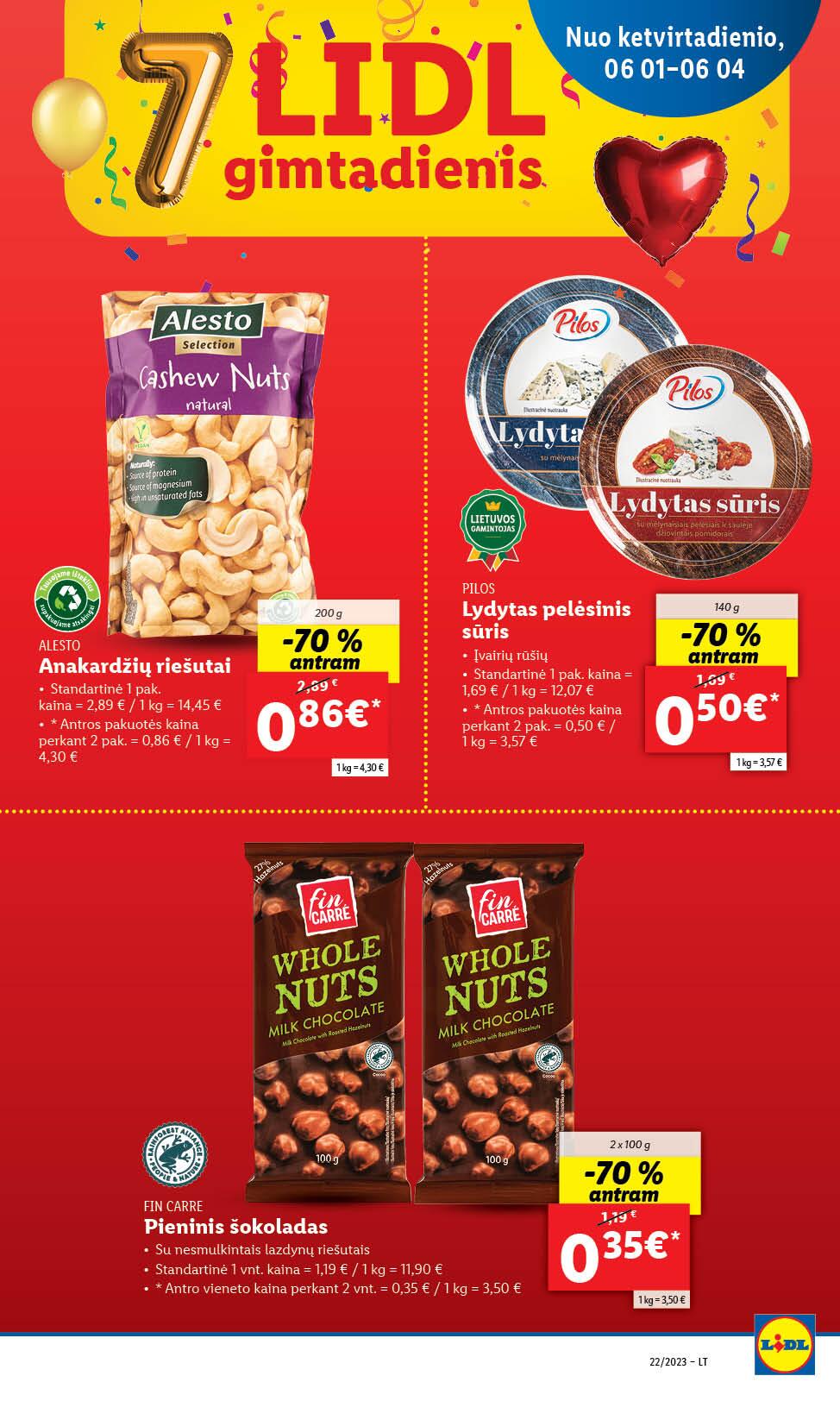 Naujausias LIDL kaininis katalogas 2023.05.29 - 2023.06.04