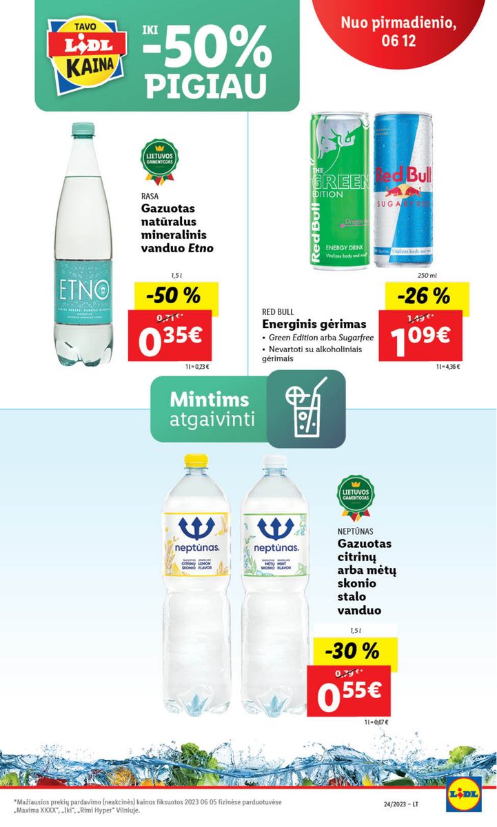 Naujausias LIDL kaininis katalogas 2023.06.12 - 2023.06.18