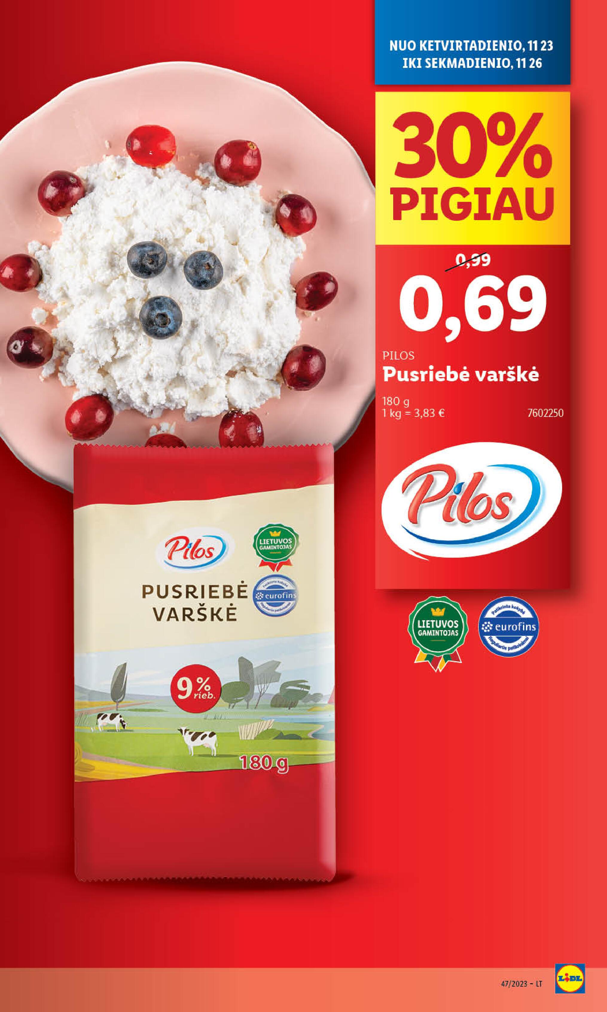 Naujausias LIDL kaininis katalogas 2023.11.20 - 2023.11.26