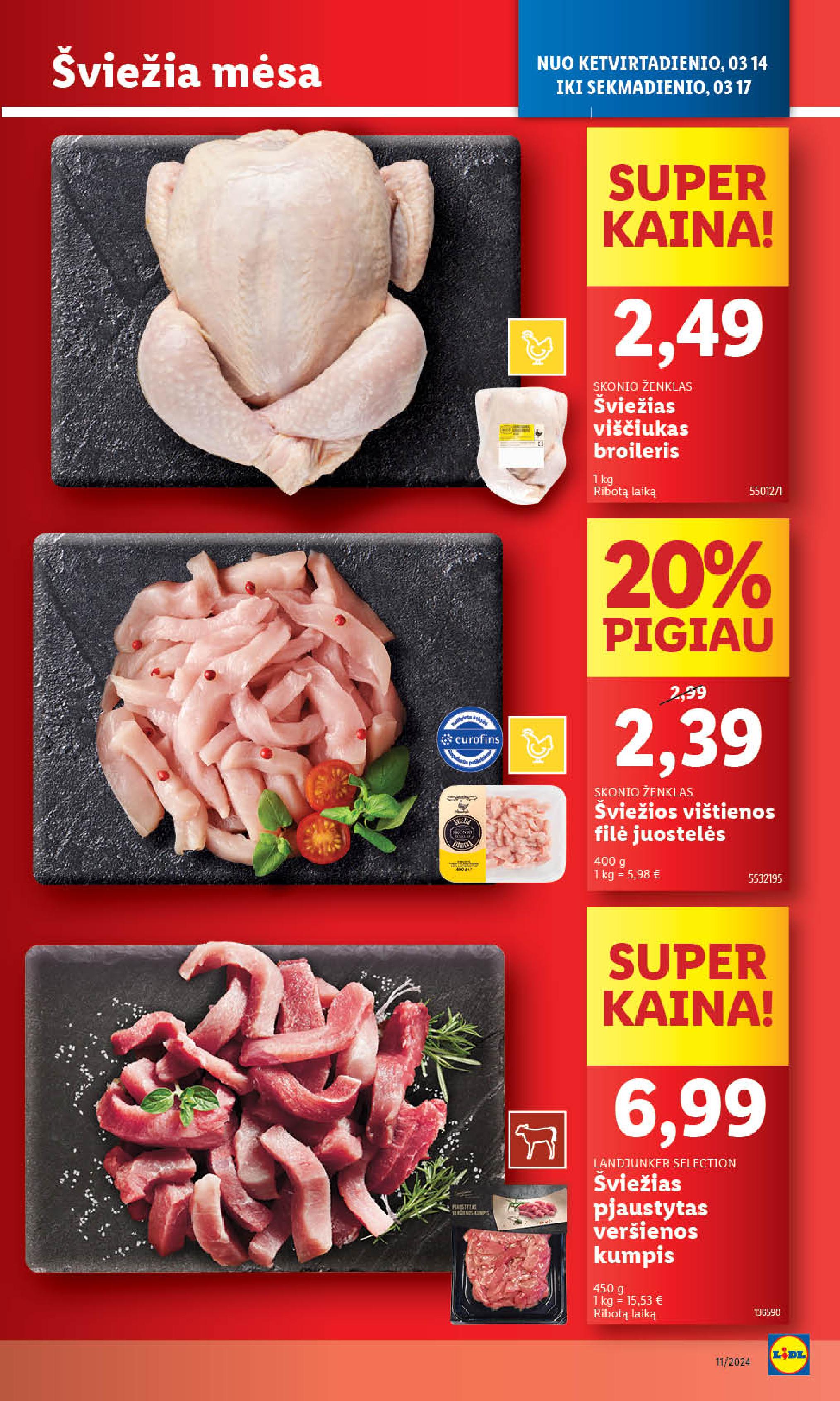 Naujausias LIDL kaininis katalogas 2024.03.11 - 2024.03.17