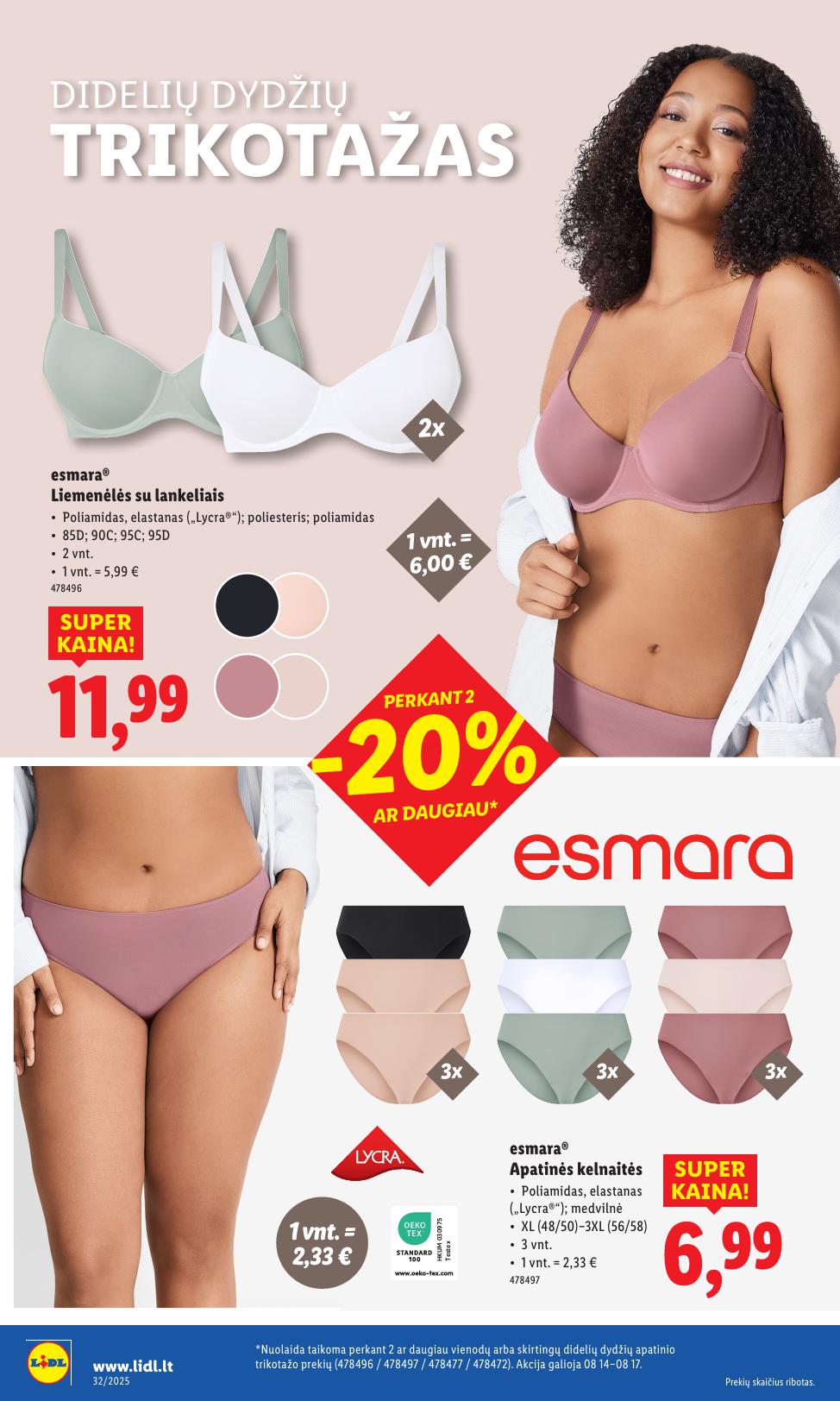 LIDL ne maisto prekių leidinys 2025.08.11 - 2025.08.17