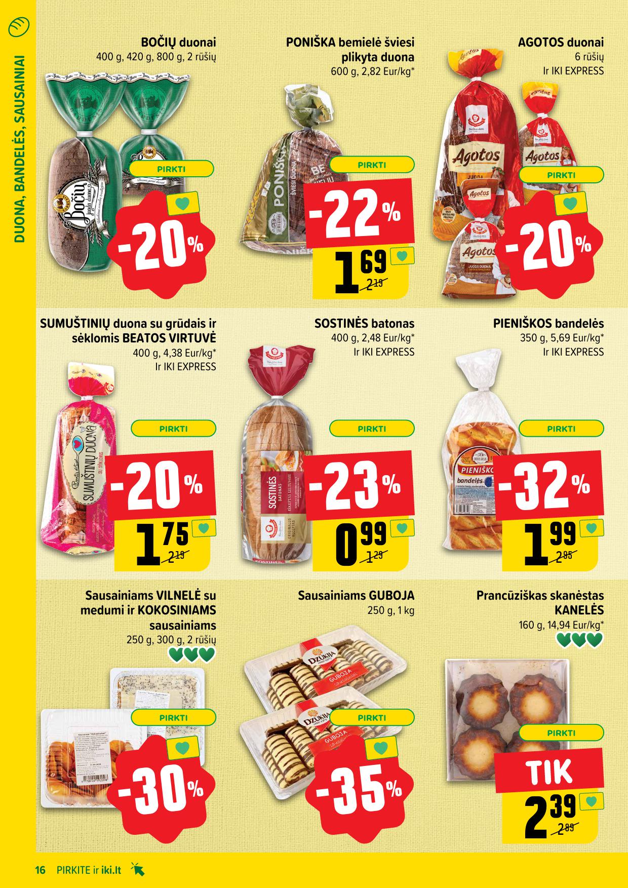 Naujausias IKI kaininis katalogas 2025.02.10 - 2025.02.16