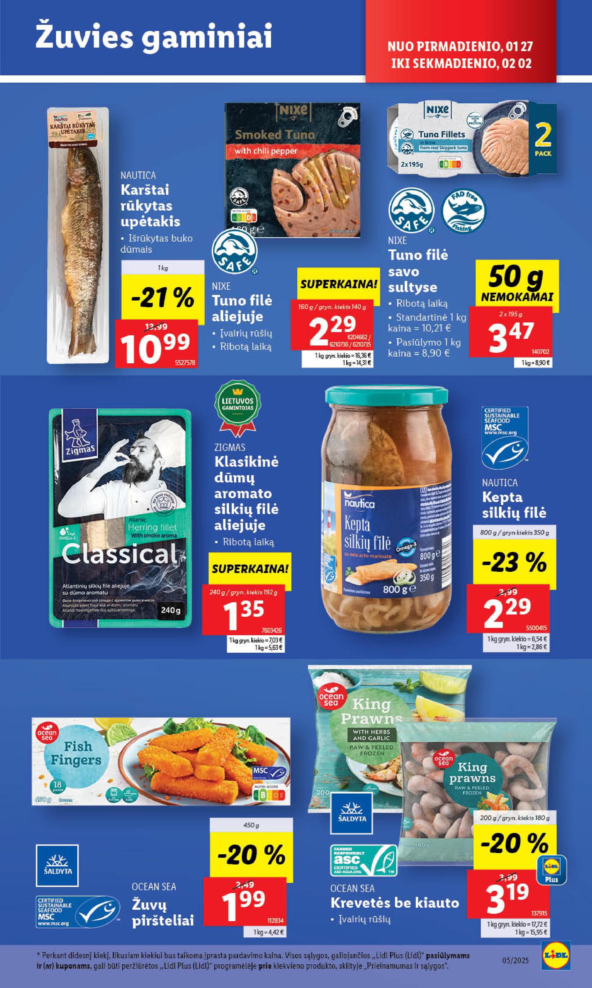 Naujausias LIDL kaininis katalogas 2025.01.27 - 2025.02.02
