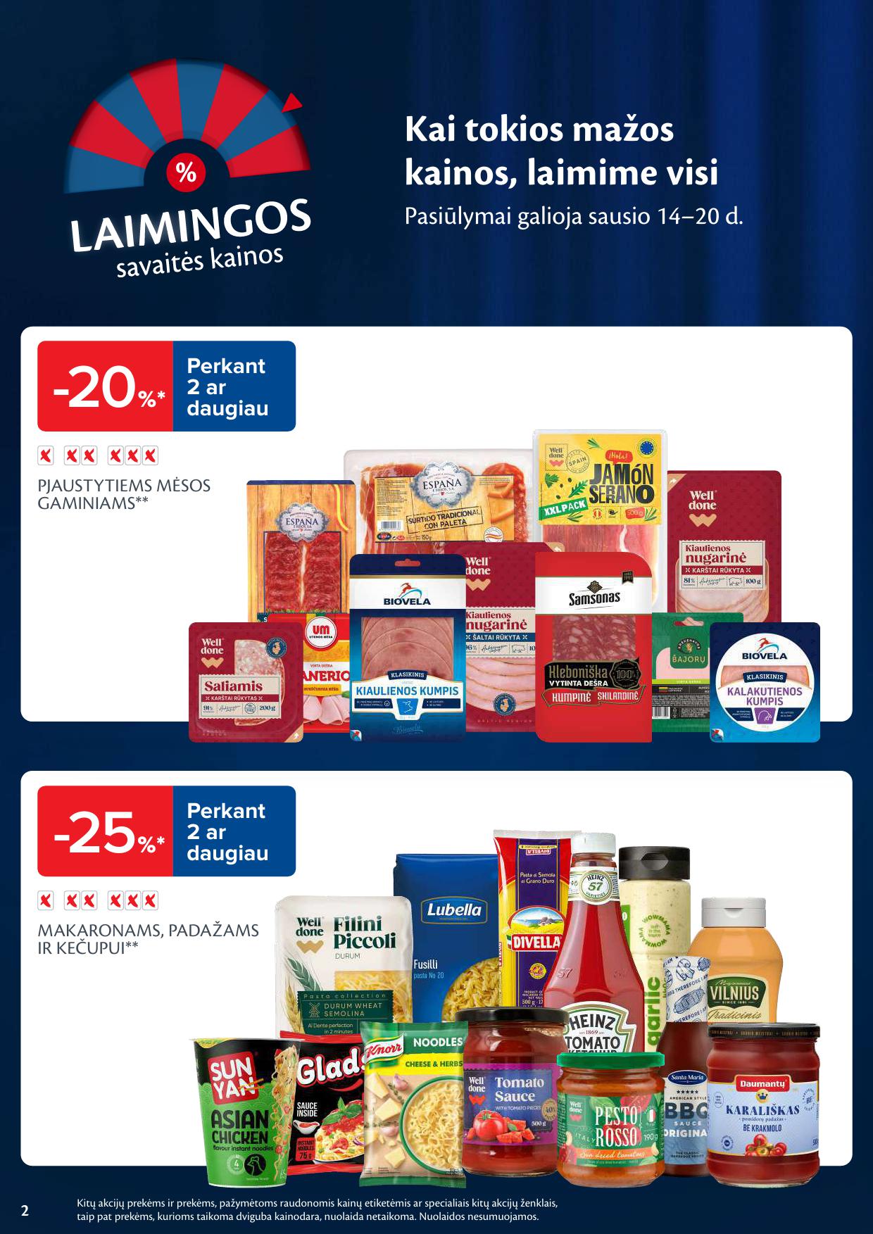 Naujausias MAXIMA kaininis katalogas 2025.01.14 - 2025.01.20
