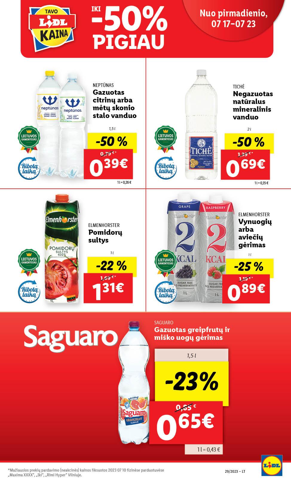 Naujausias LIDL kaininis katalogas 2023.07.17 - 2023.07.23