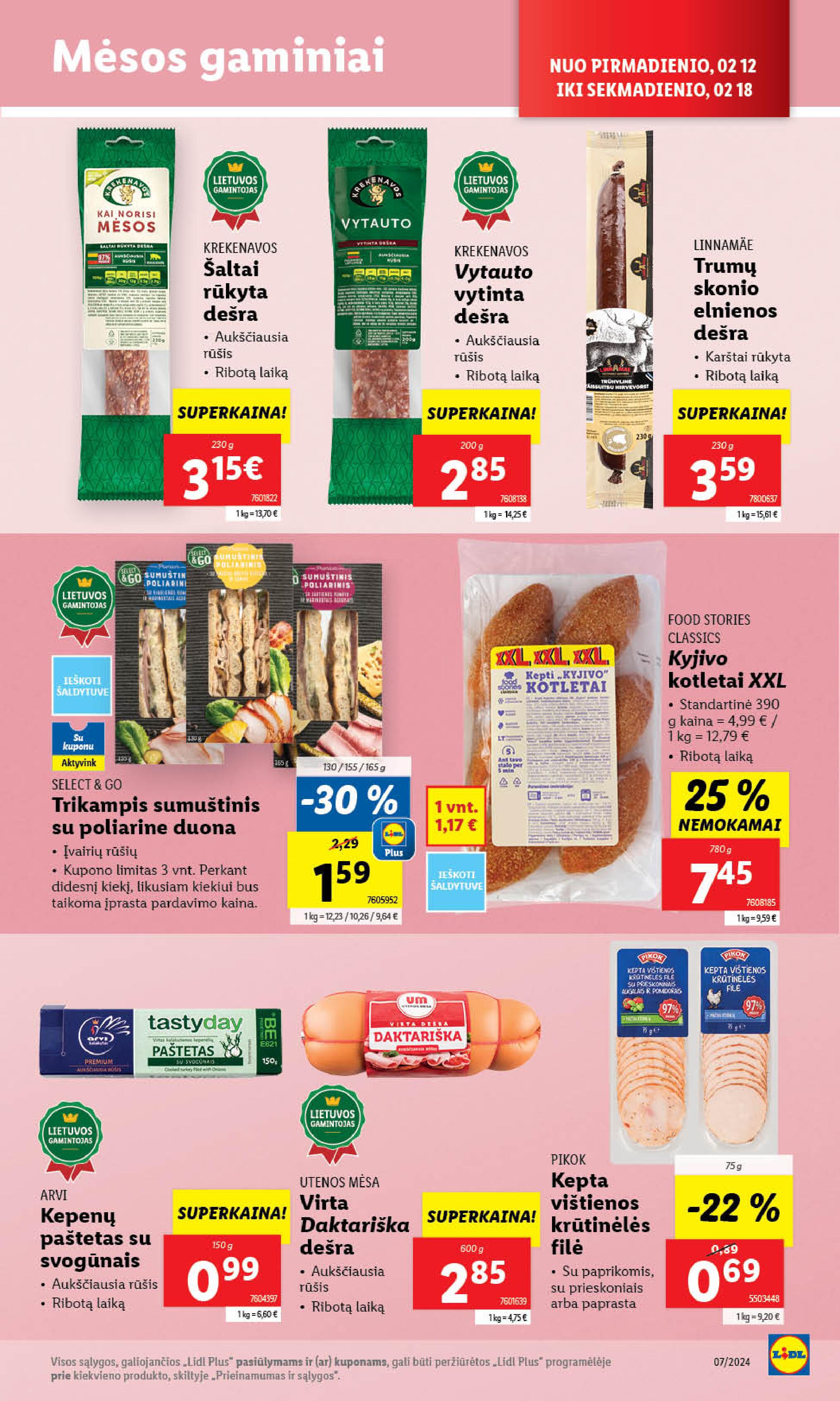 Naujausias LIDL kaininis katalogas 2024.02.12 - 2024.02.18
