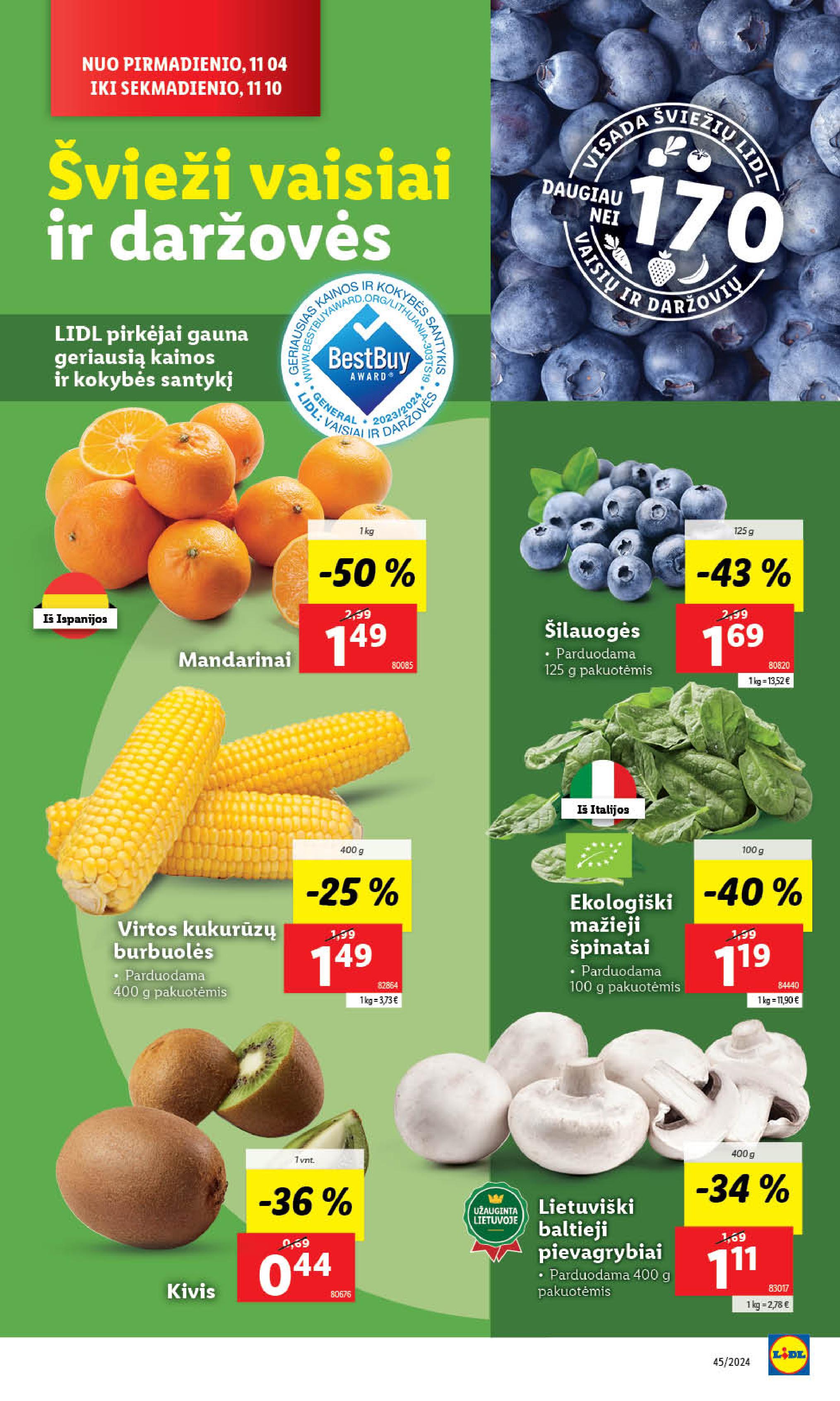 Naujausias LIDL kaininis katalogas 2024.11.04 - 2024.11.10