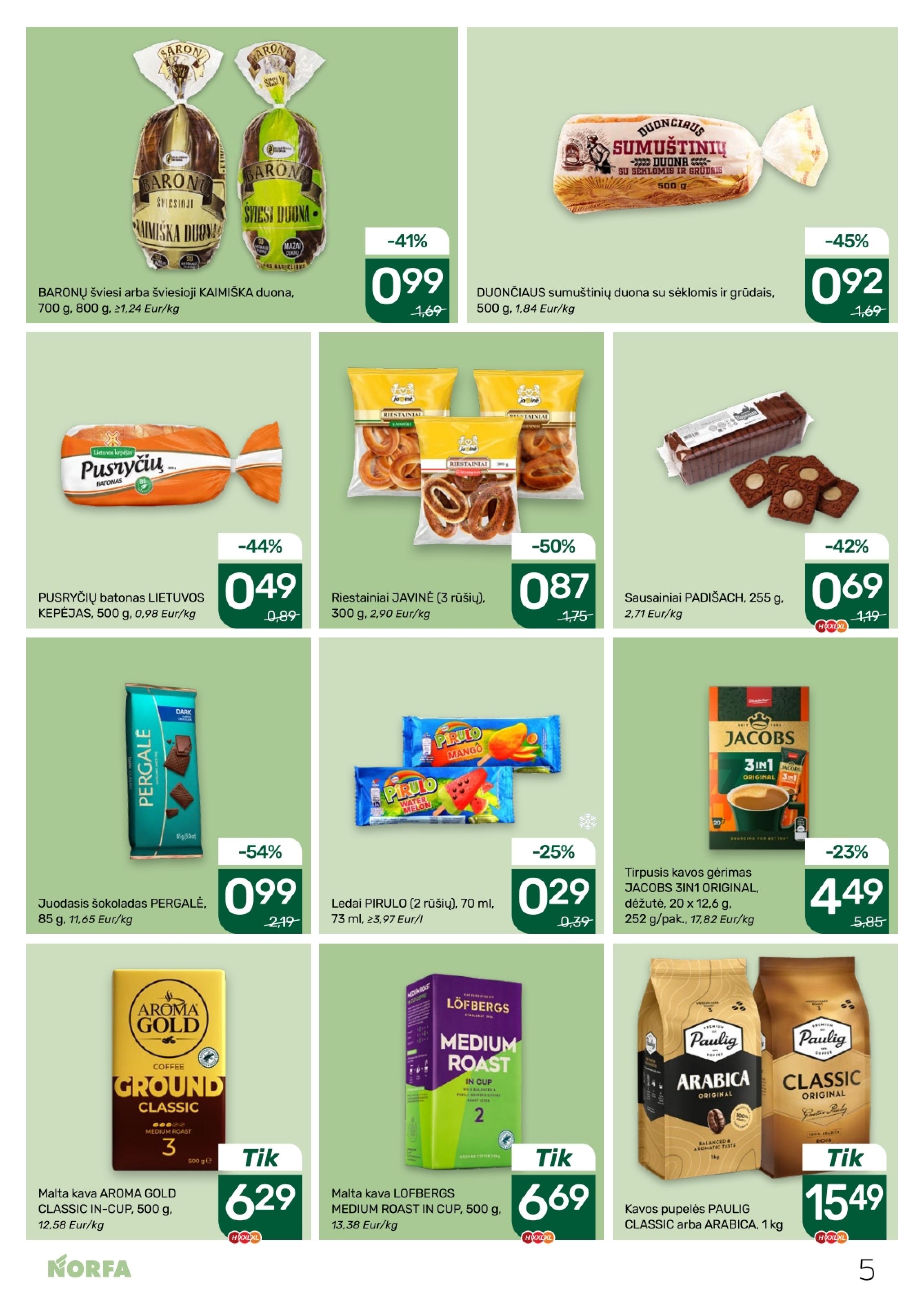 Naujausias NORFA kaininis katalogas 2026.04.30 - 2026.05.13