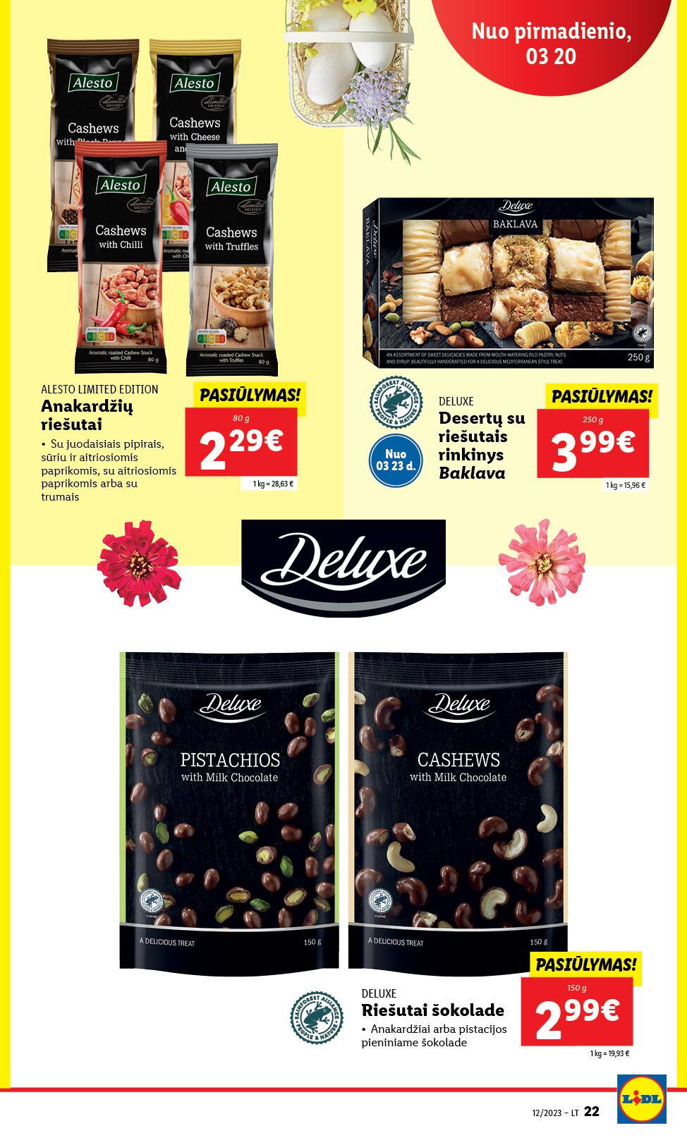 Naujausias LIDL kaininis katalogas 2023.03.20 - 2023.03.26