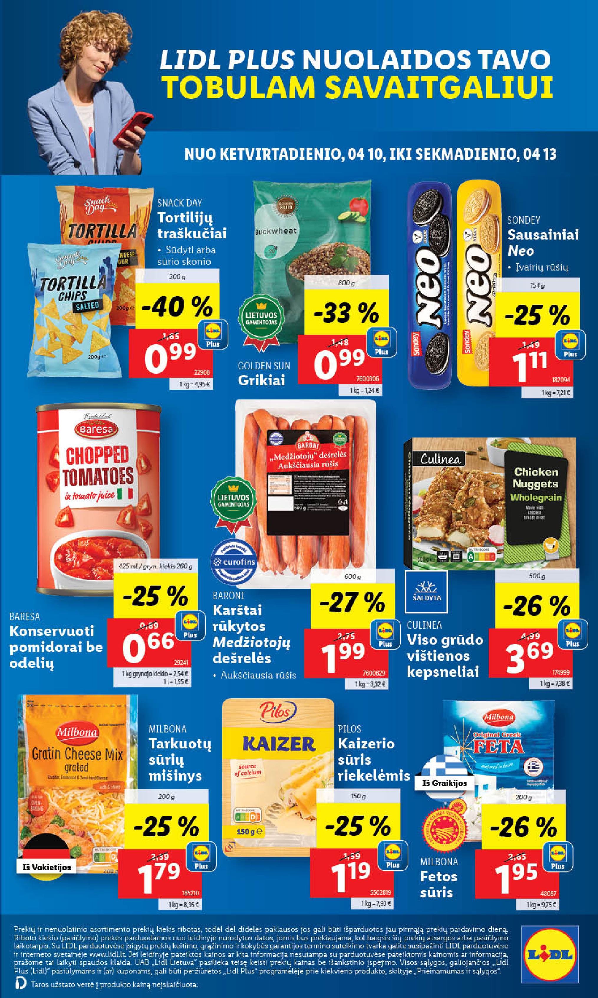 Naujausias LIDL kaininis katalogas 2025.04.07 - 2025.04.13