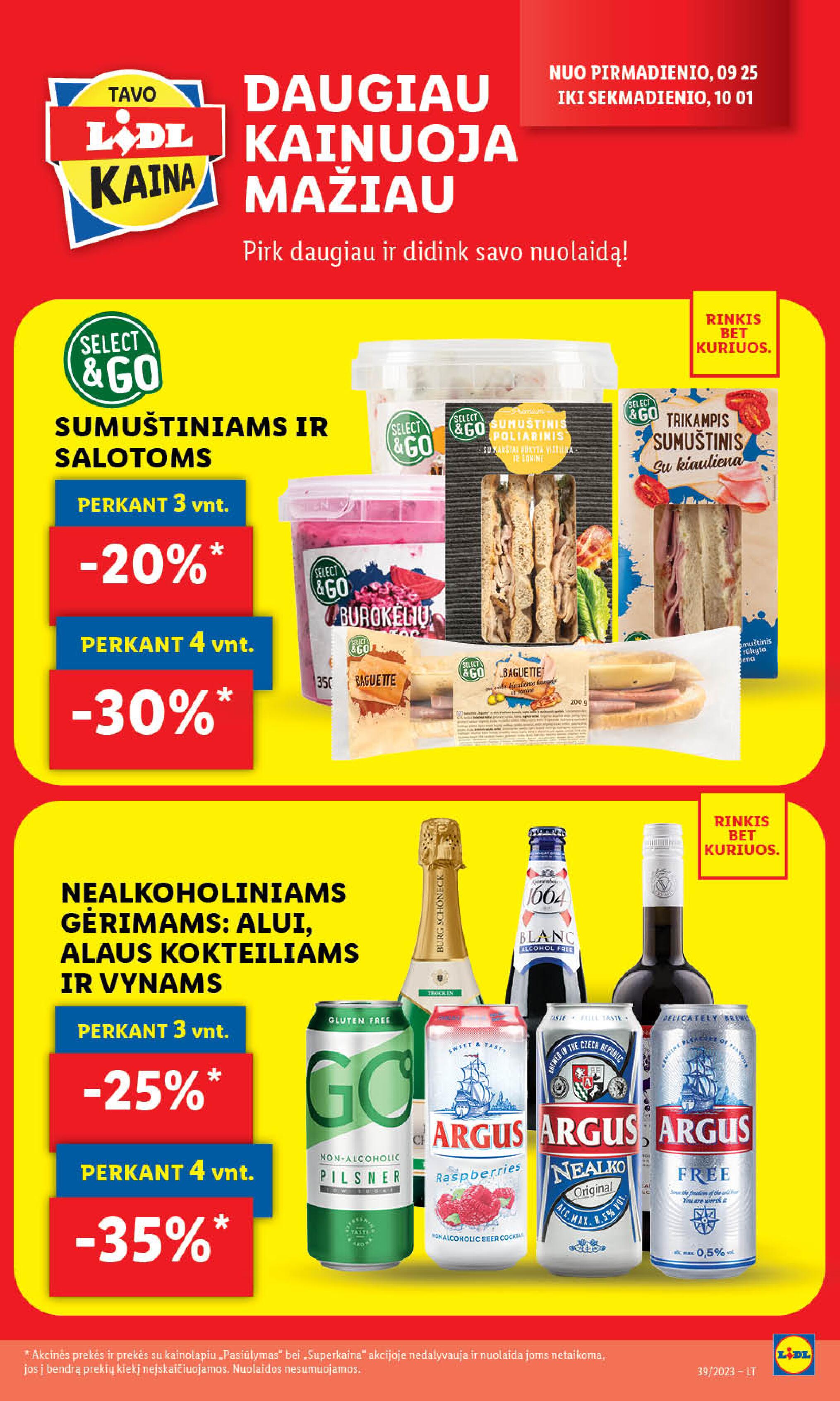 Naujausias LIDL kaininis katalogas 2023.09.25 - 2023.10.01