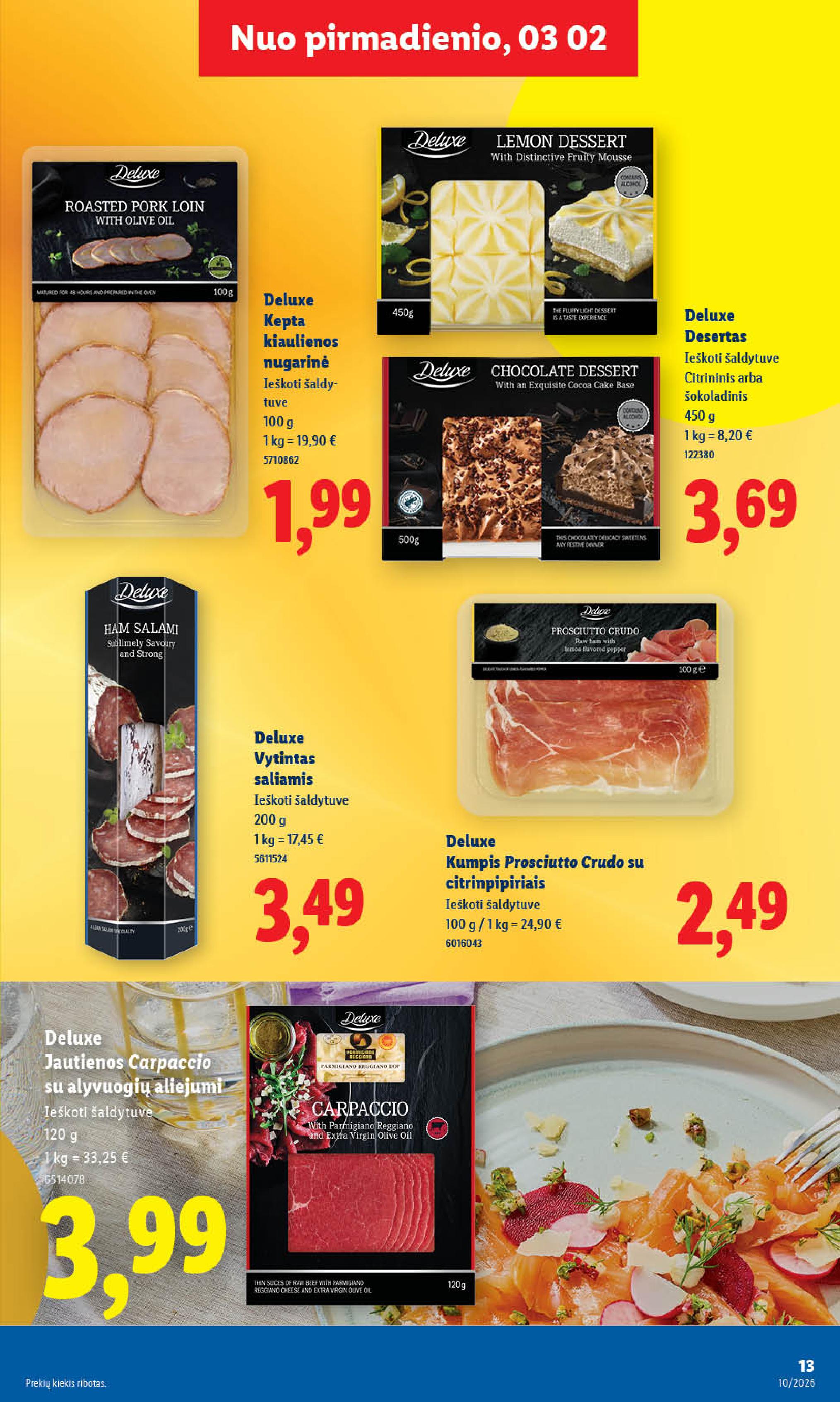 LIDL akcijų ir nuolaidų leidinys 2026.03.02 - 2026.03.08